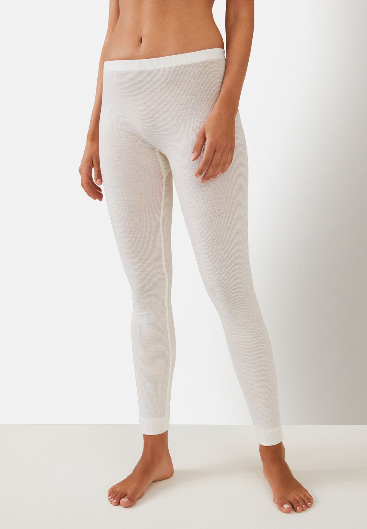 Wool &amp; Silk | Leggings - écru