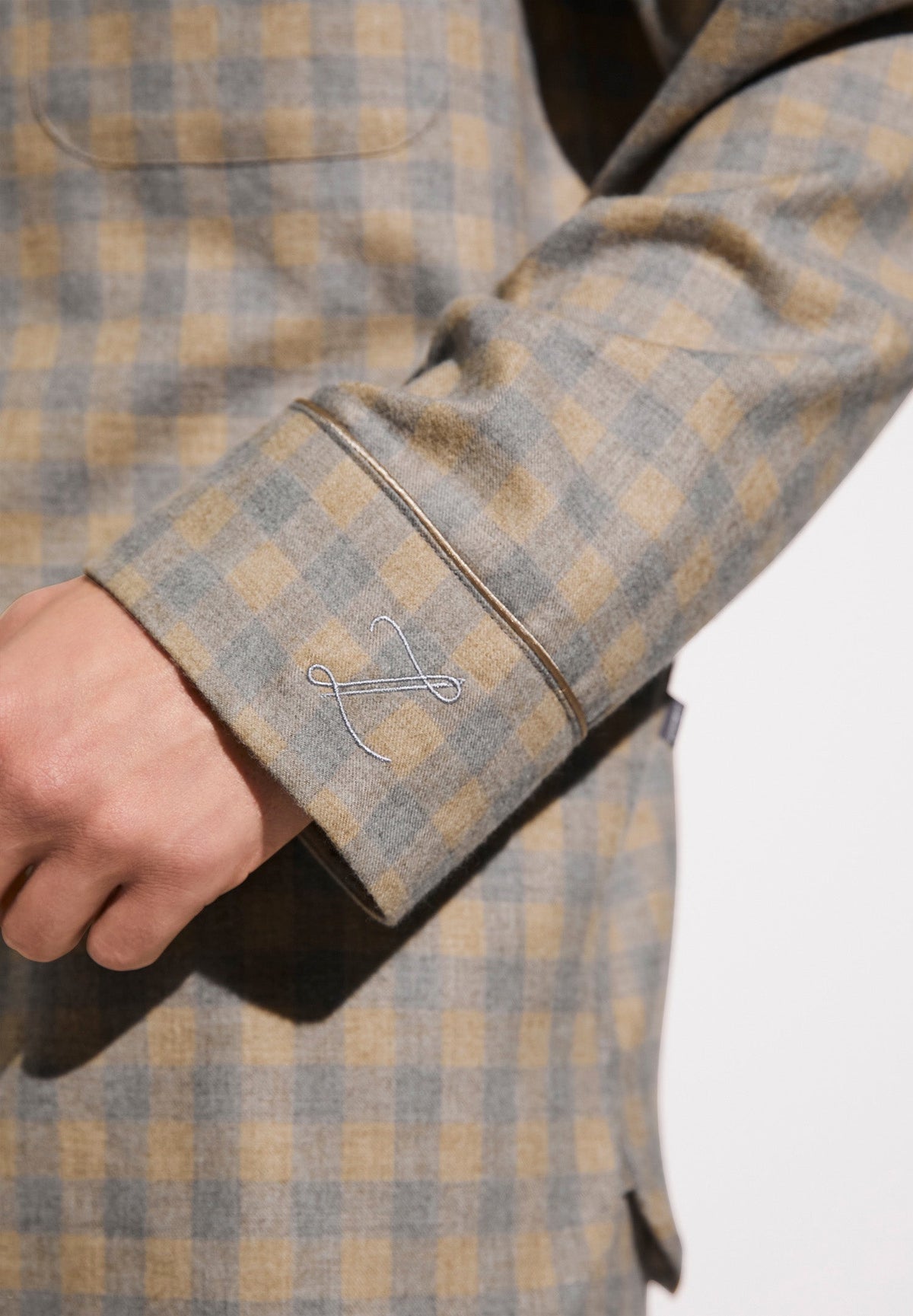 Cozy Flannel | Pyjama longues - grey check