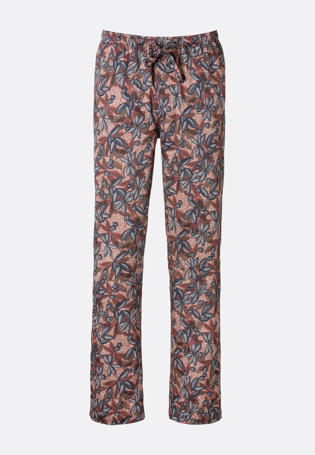 Cotton Sateen Print | Hose lang - dark grey