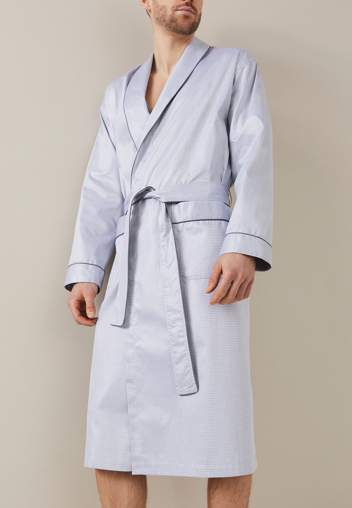 Luxury Jacquard | Robe Long - silver