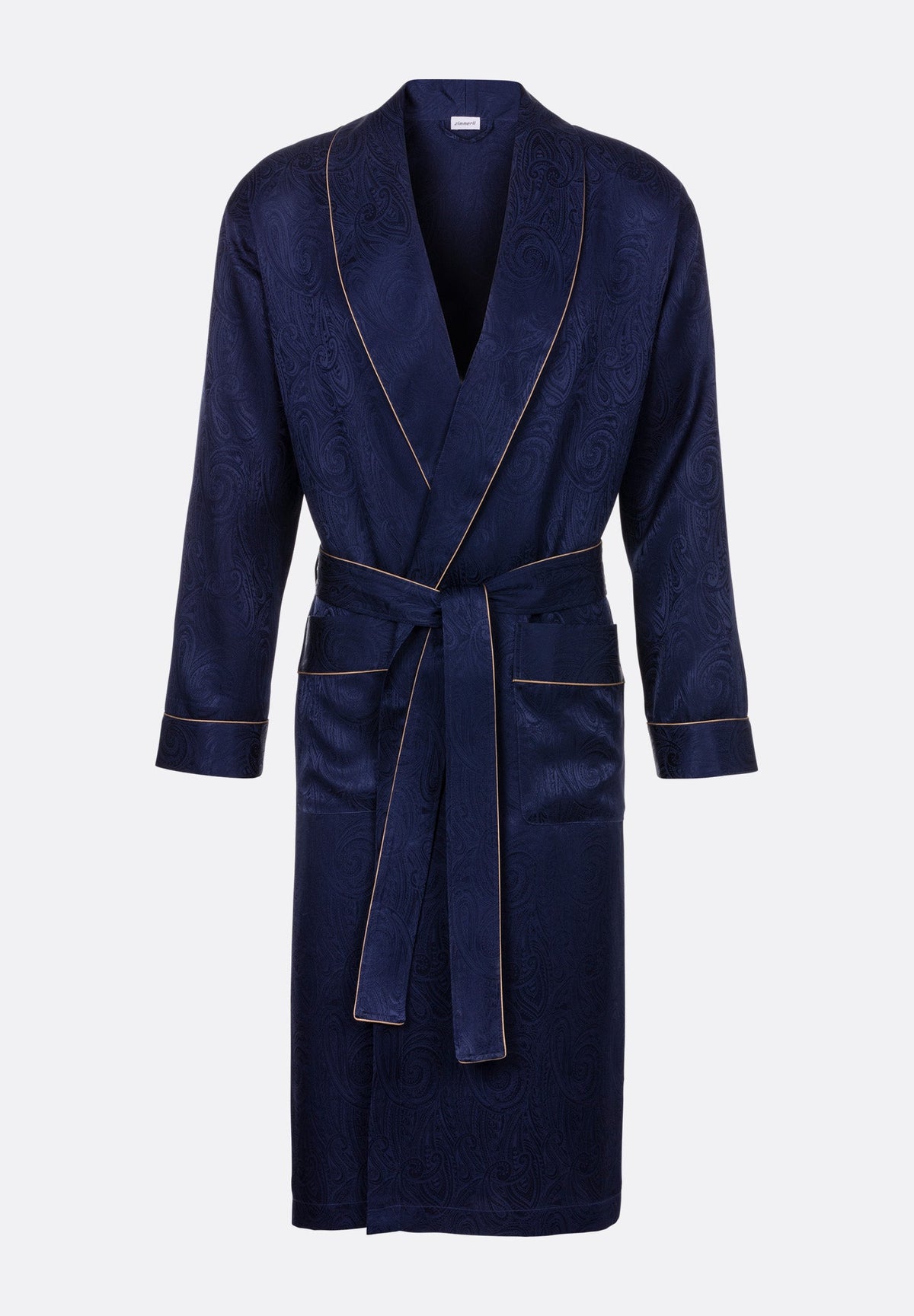 Luxury Silk | Robe Long - royal blue