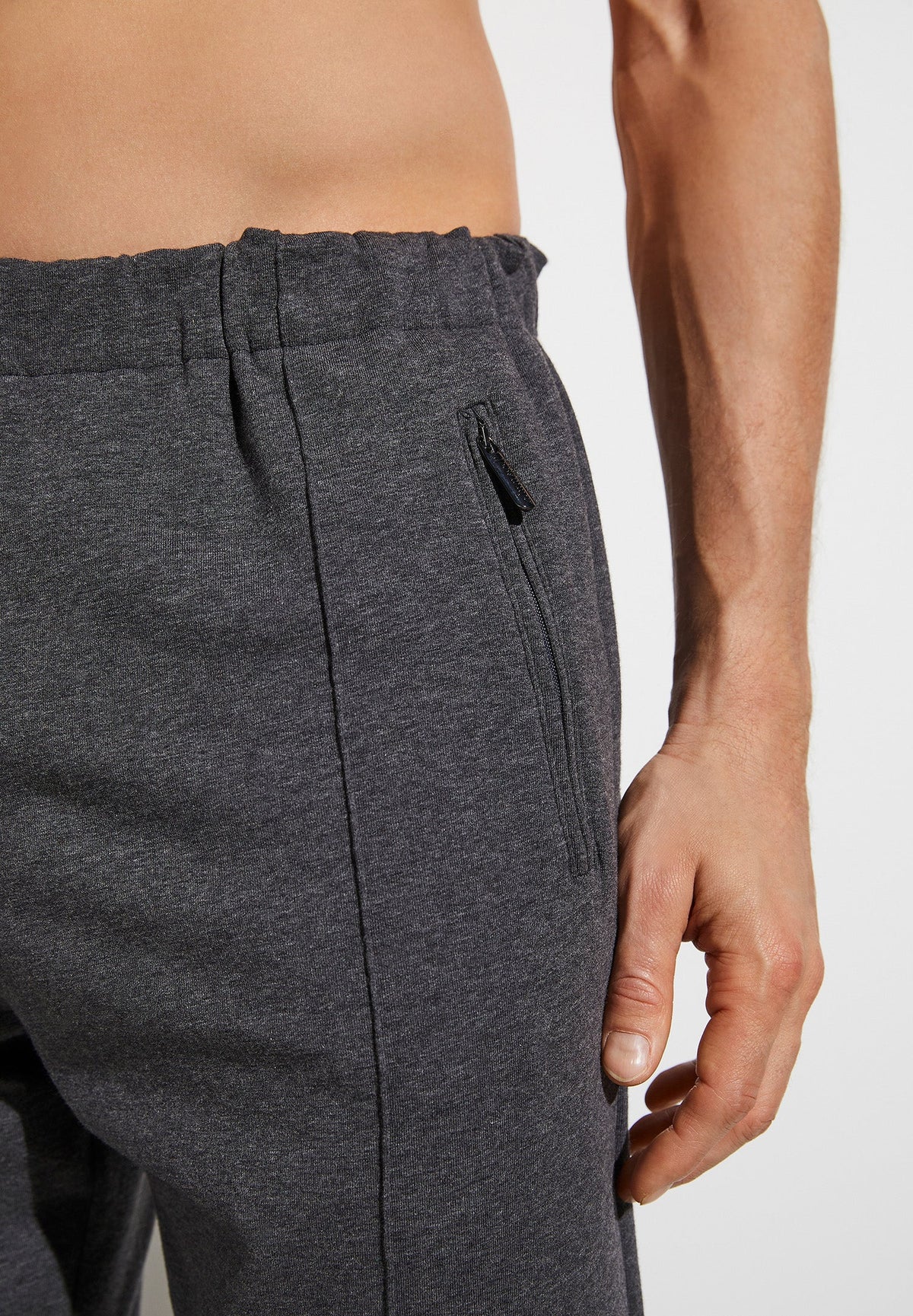 Cozy Lounge | Pants Long - dark grey mélange