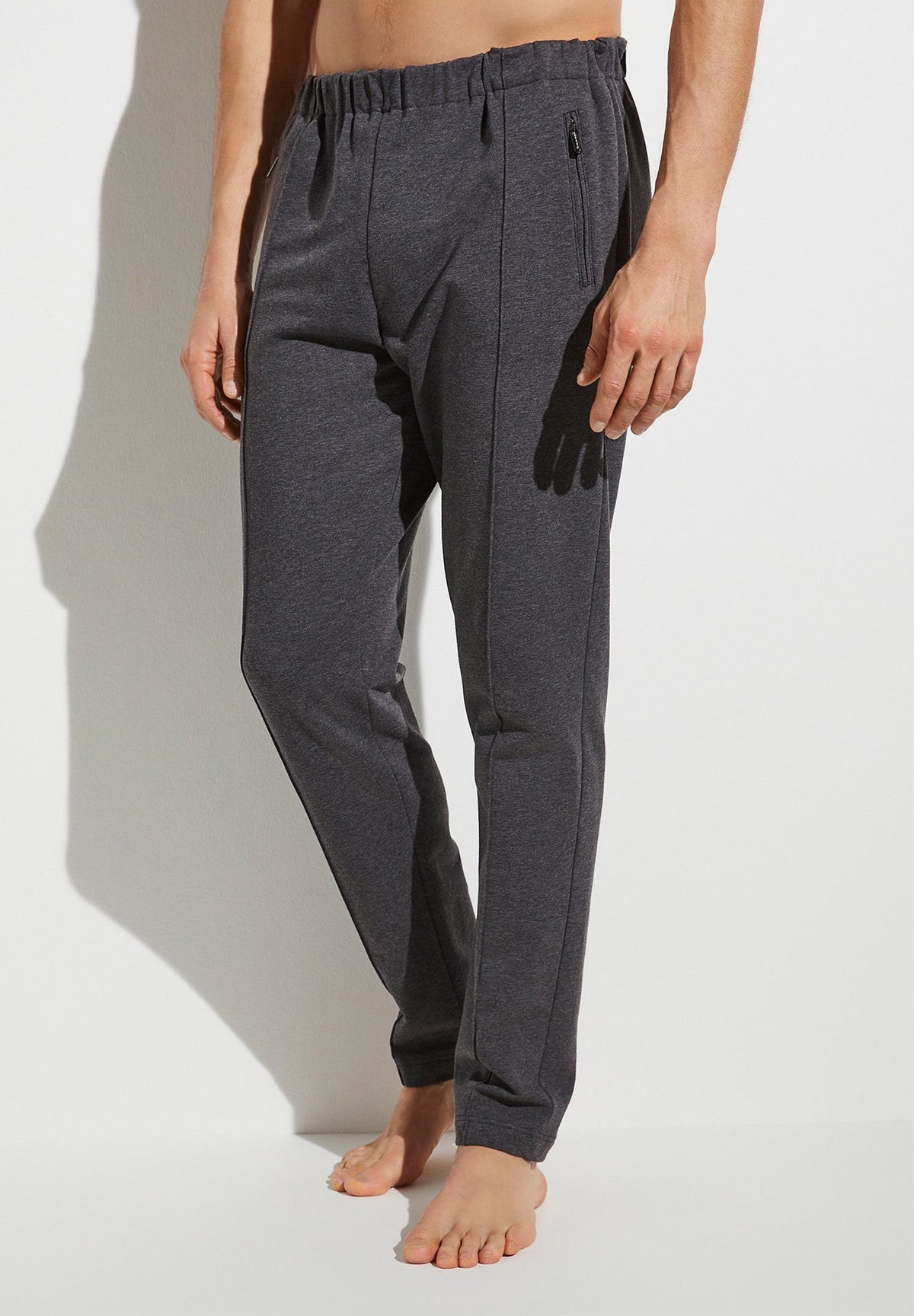 Cozy Lounge | Hose lang - dark grey mélange