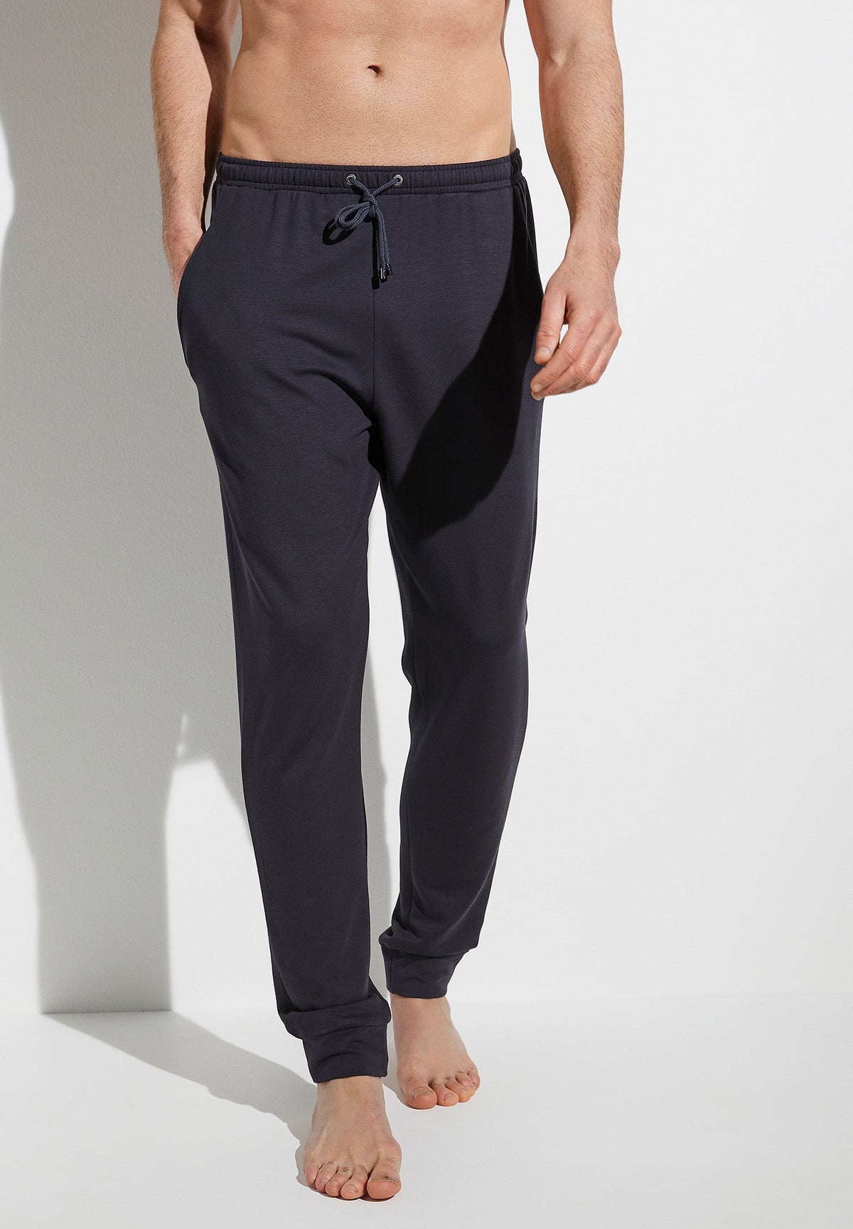 Viscose Stretch | Hose lang - blue graphite