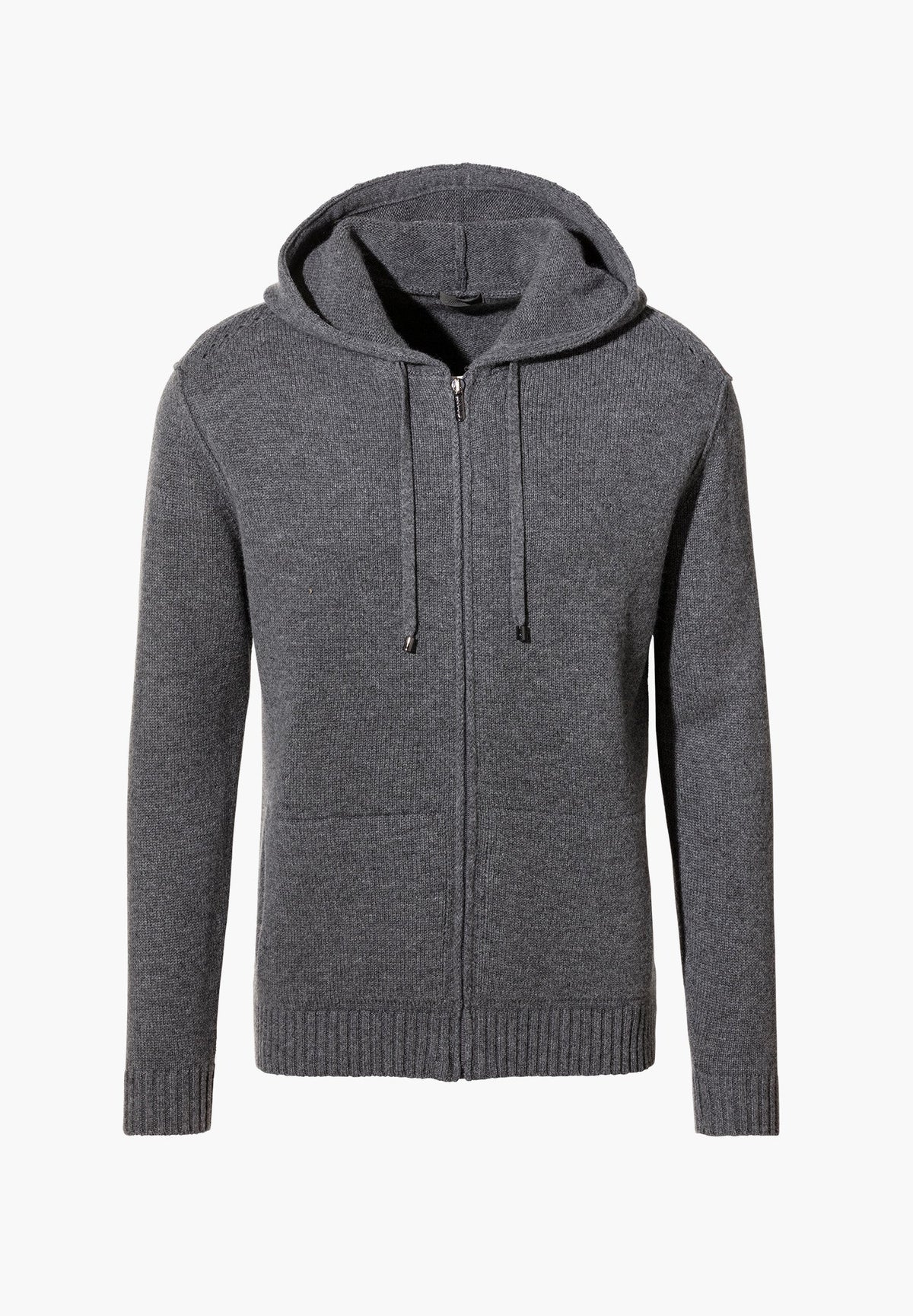 Flat Knit | Jacket - grey mélange