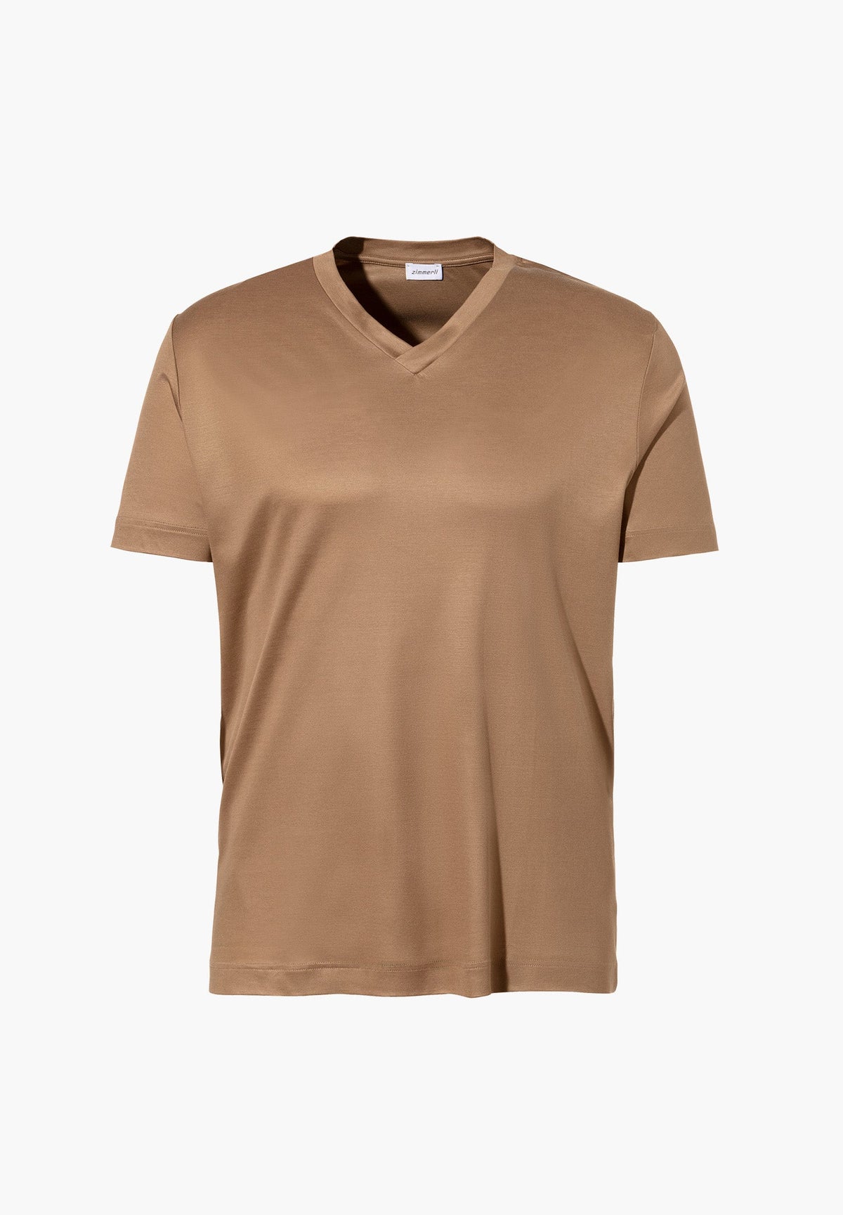 Sustainable Luxury | T-Shirt kurzarm V-Ausschnitt - elmwood