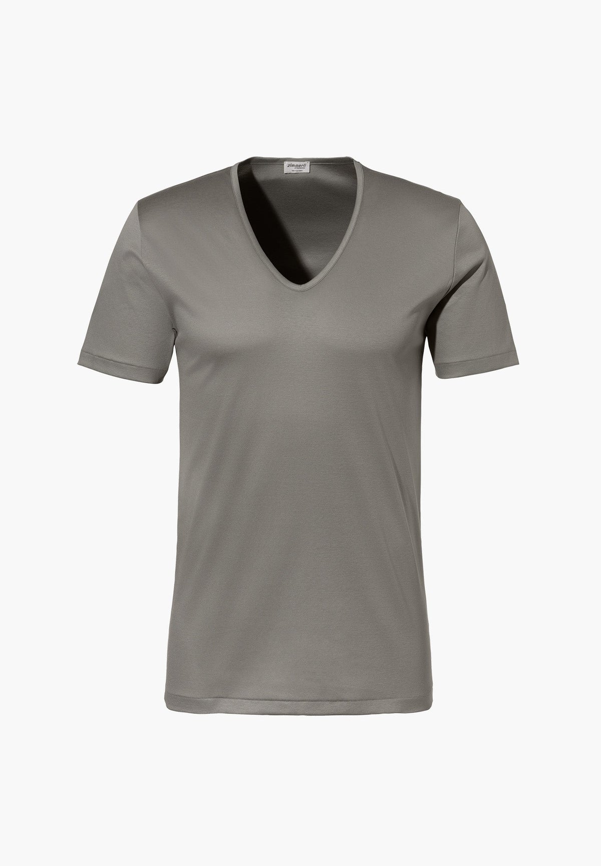 Sea Island | T-Shirt kurzarm V-Ausschnitt - sage