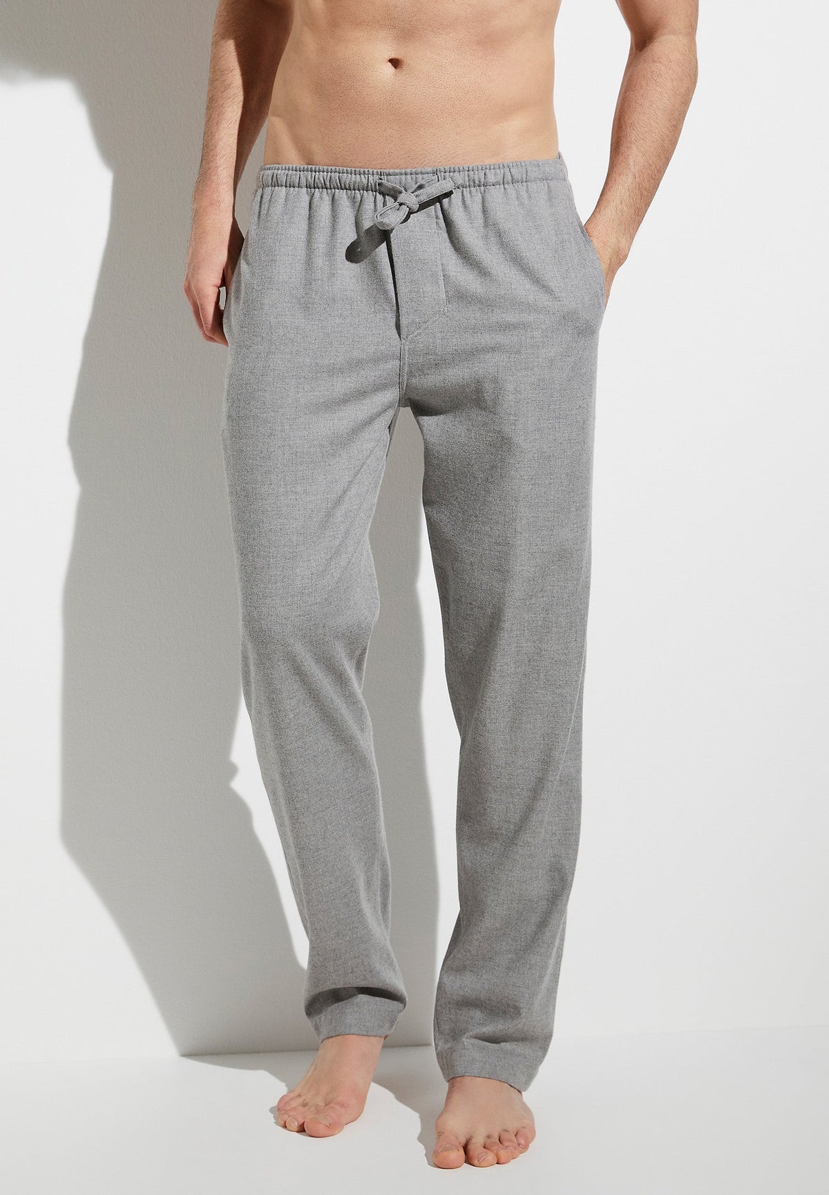 Cozy Flannel | Pantalon - grey mélange