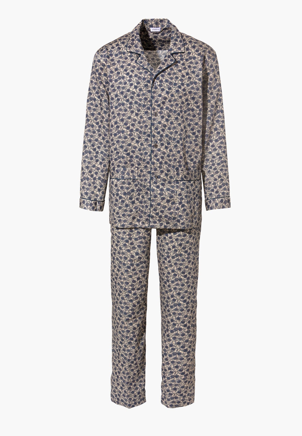 Cotton Sateen Print | Pyjama lang - multicolor beige