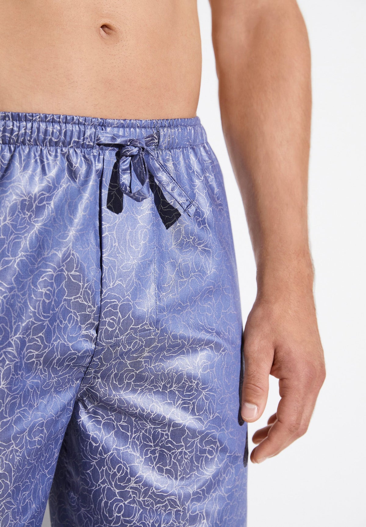 Luxury Jacquard | Pantalon - blue