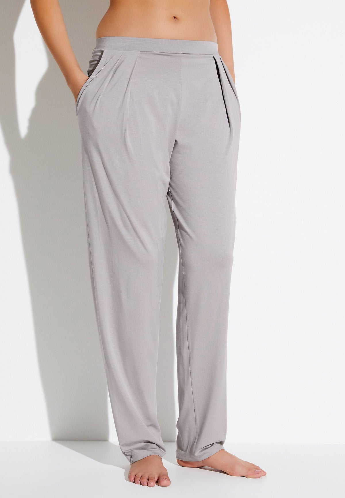 Pureness | Pants Long - stone grey