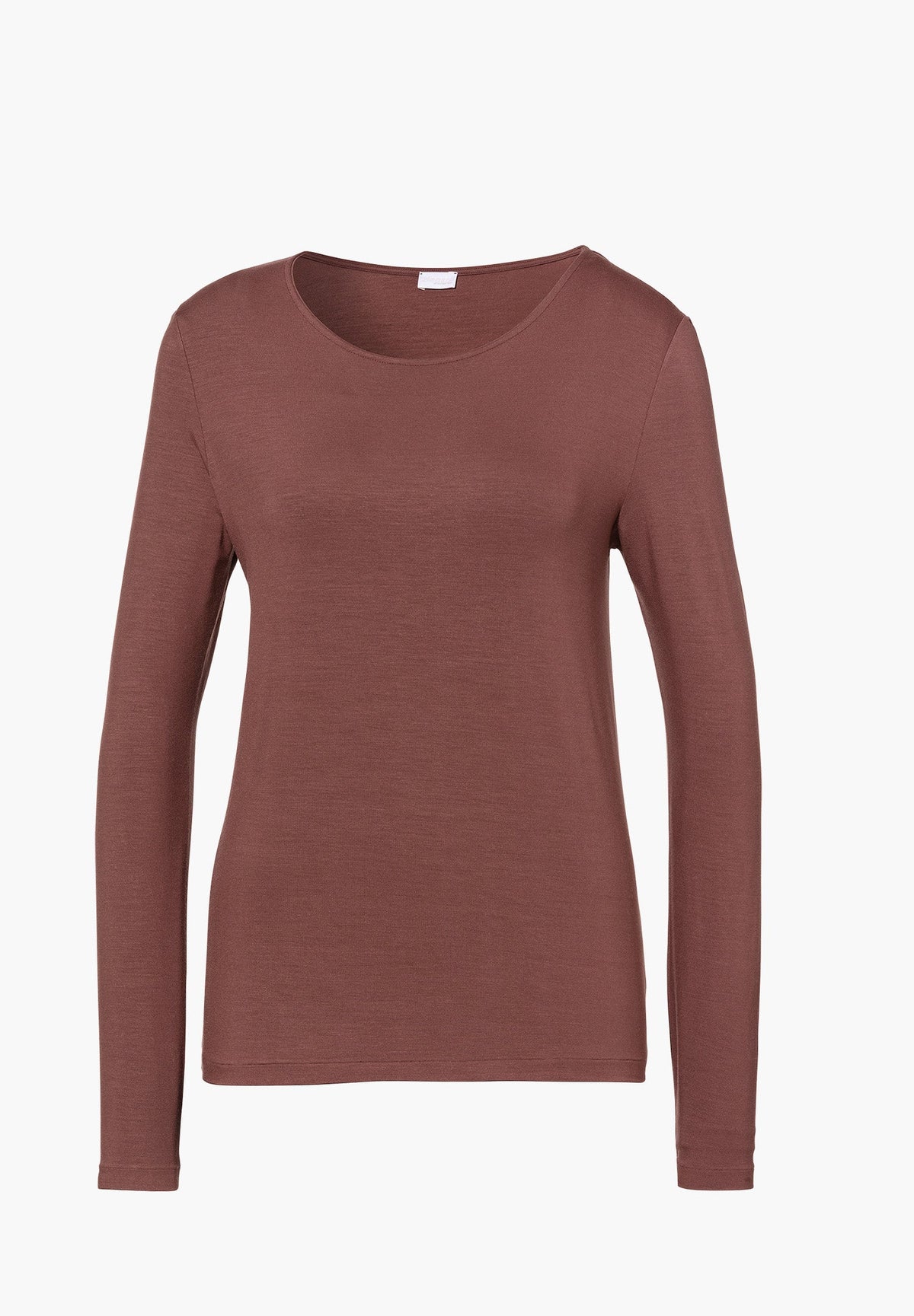 Pureness | T-Shirt langarm - marron