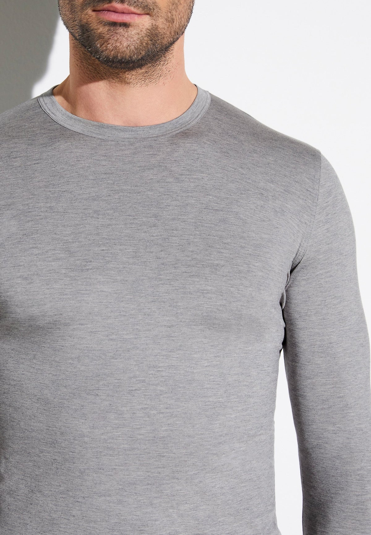 Cozy Comfort | T-Shirt Long Sleeve - granite grey