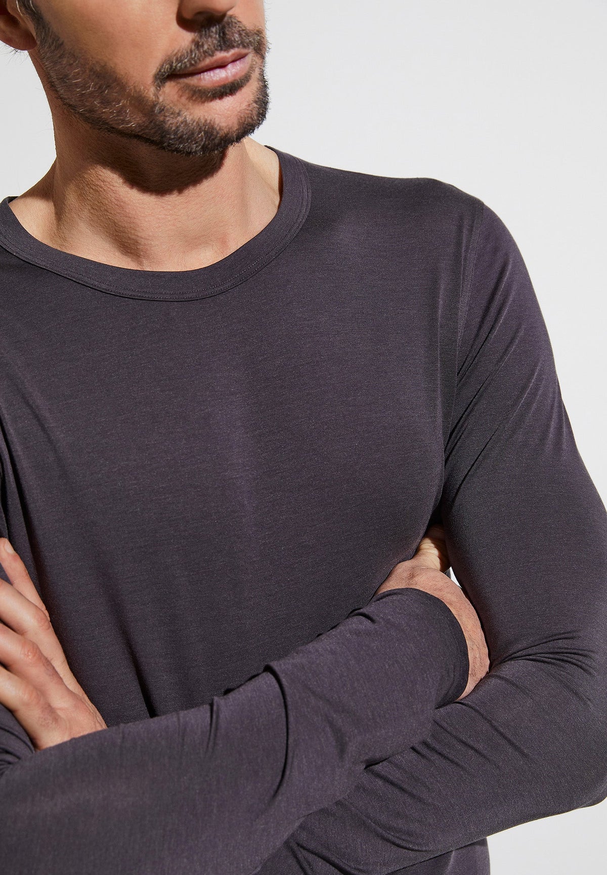 Cozy Comfort | T-Shirt Long Sleeve - anthrazit