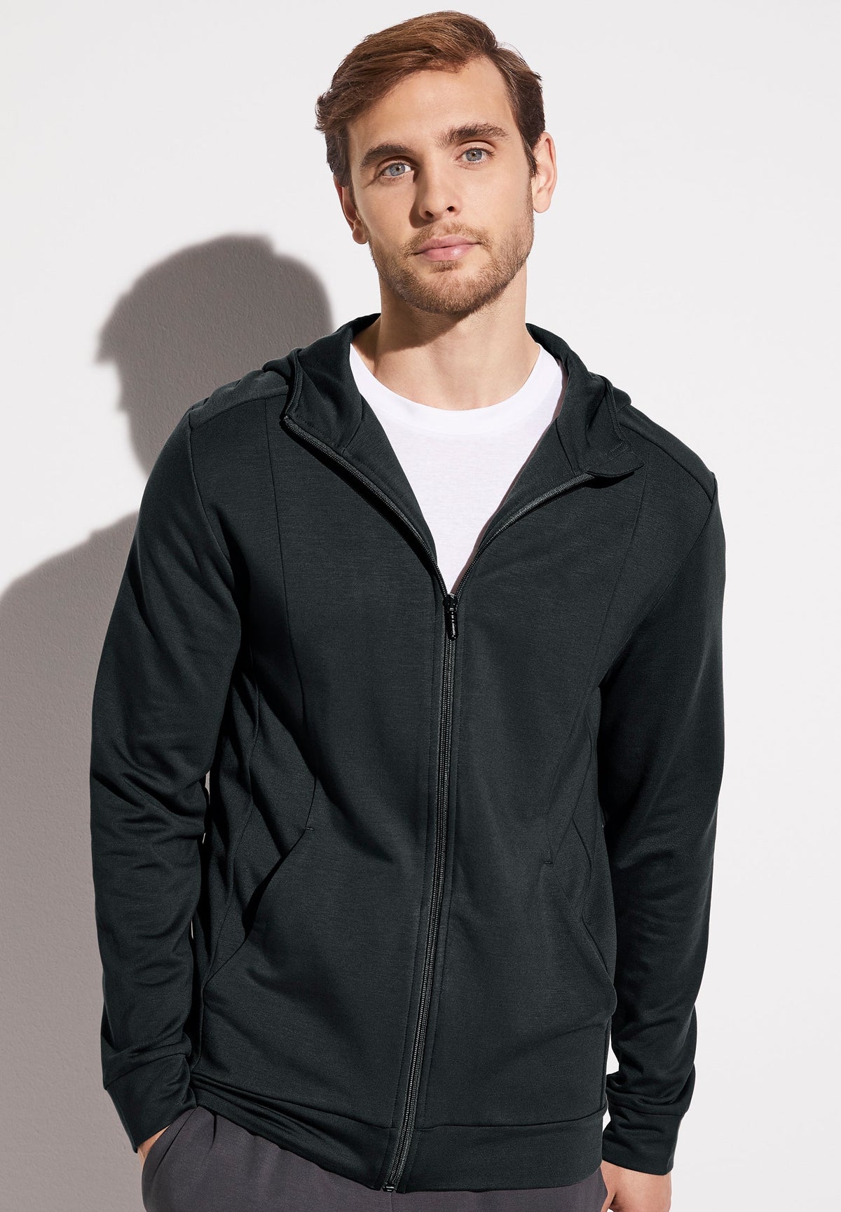 Viscose Stretch | Jacke - slate grey