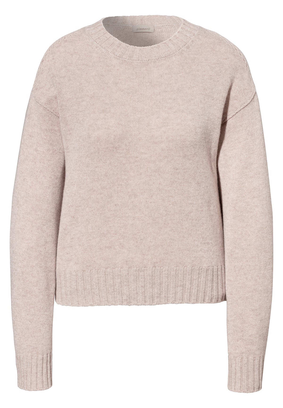 Flat Knit | Pull-over - oat mélange