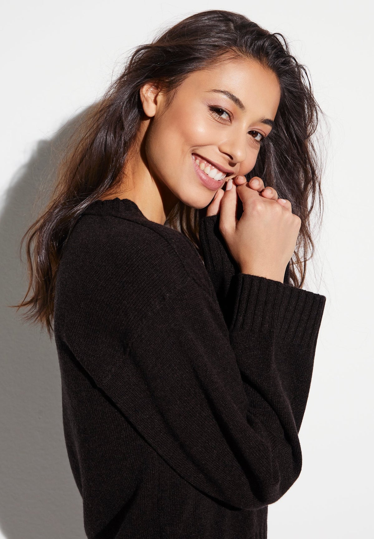 Flat Knit | Pull-over - chocolate melange