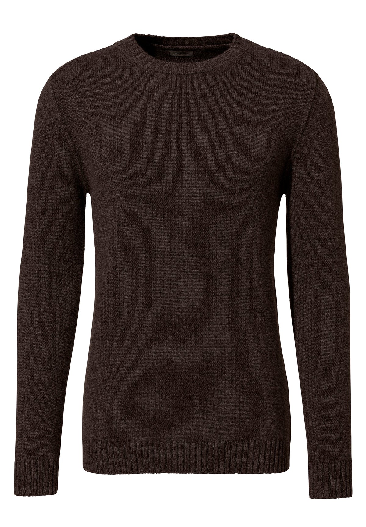 Flat Knit | Pull-over - chocolate melange