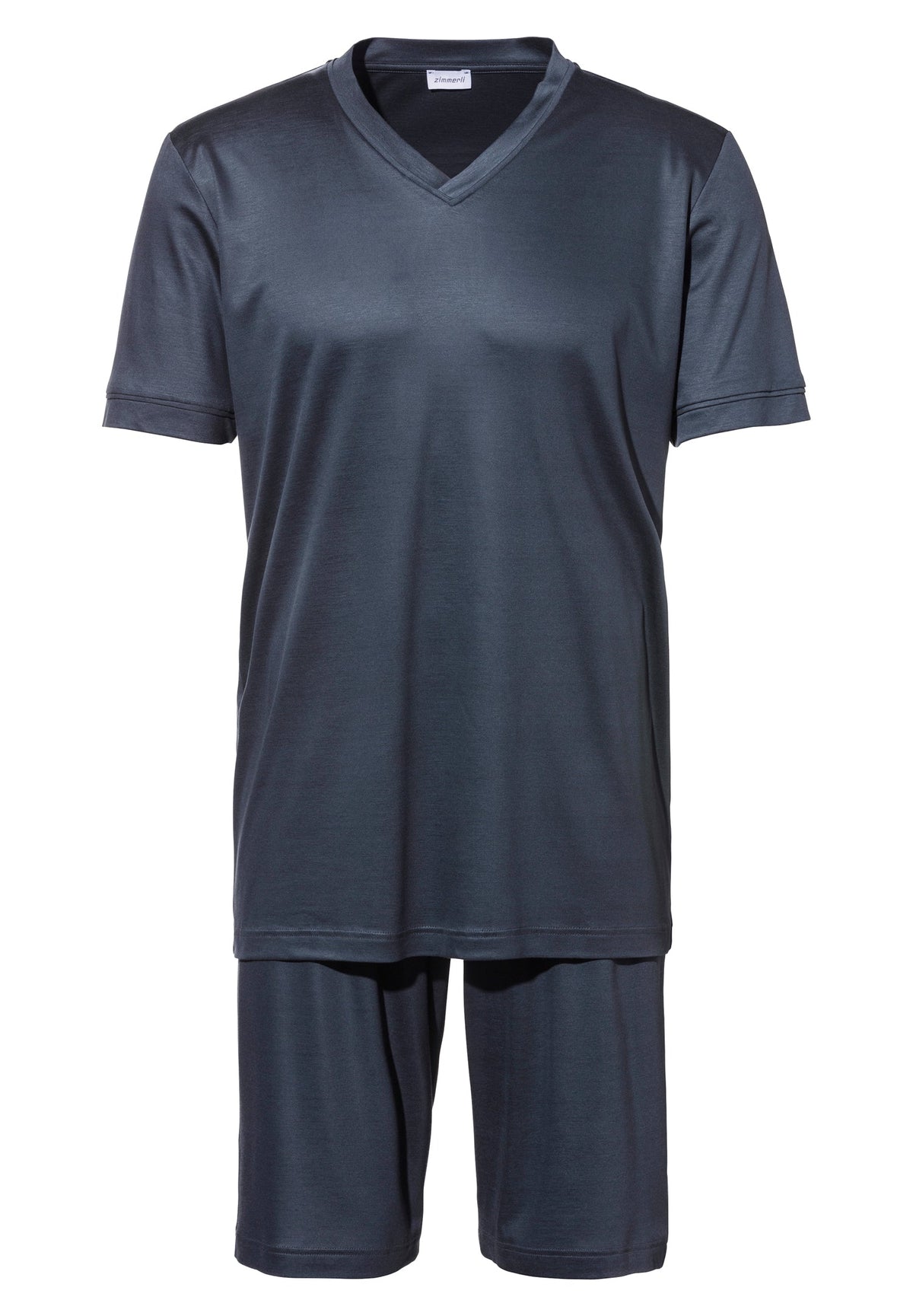 Sustainable Luxury | Pyjama kurz - dark slate