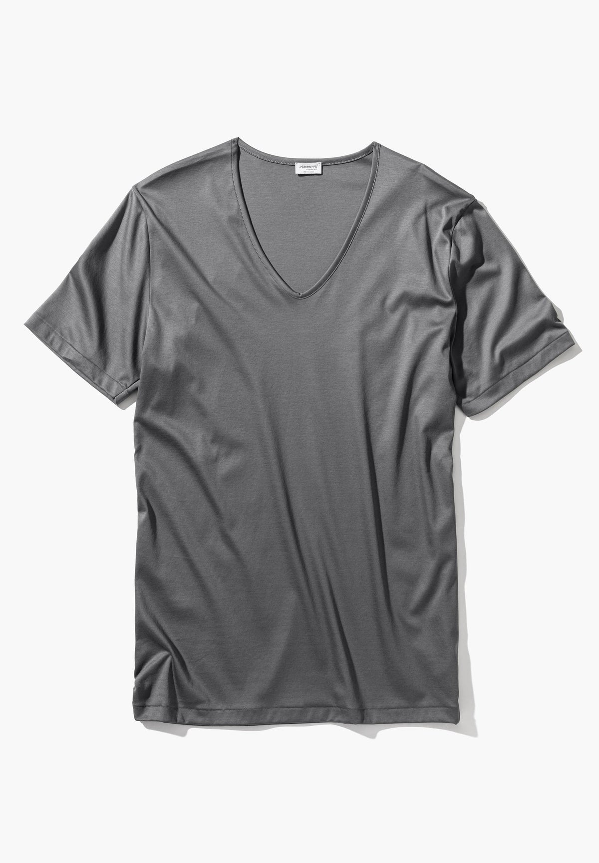 Sea Island | T-Shirt Short Sleeve V-Neck - dark sage