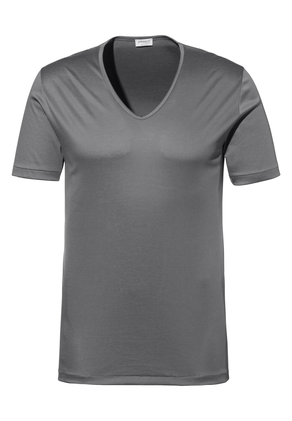 Sea Island | T-Shirt Short Sleeve V-Neck - dark sage