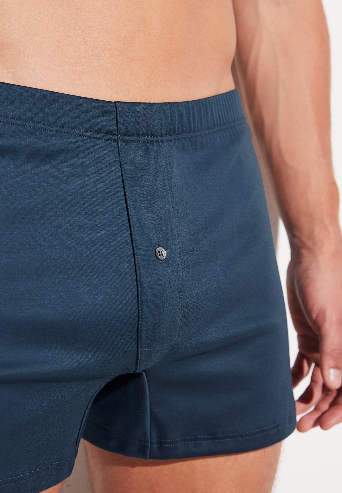 Sea Island | Boxer Shorts, open fly - midnight navy