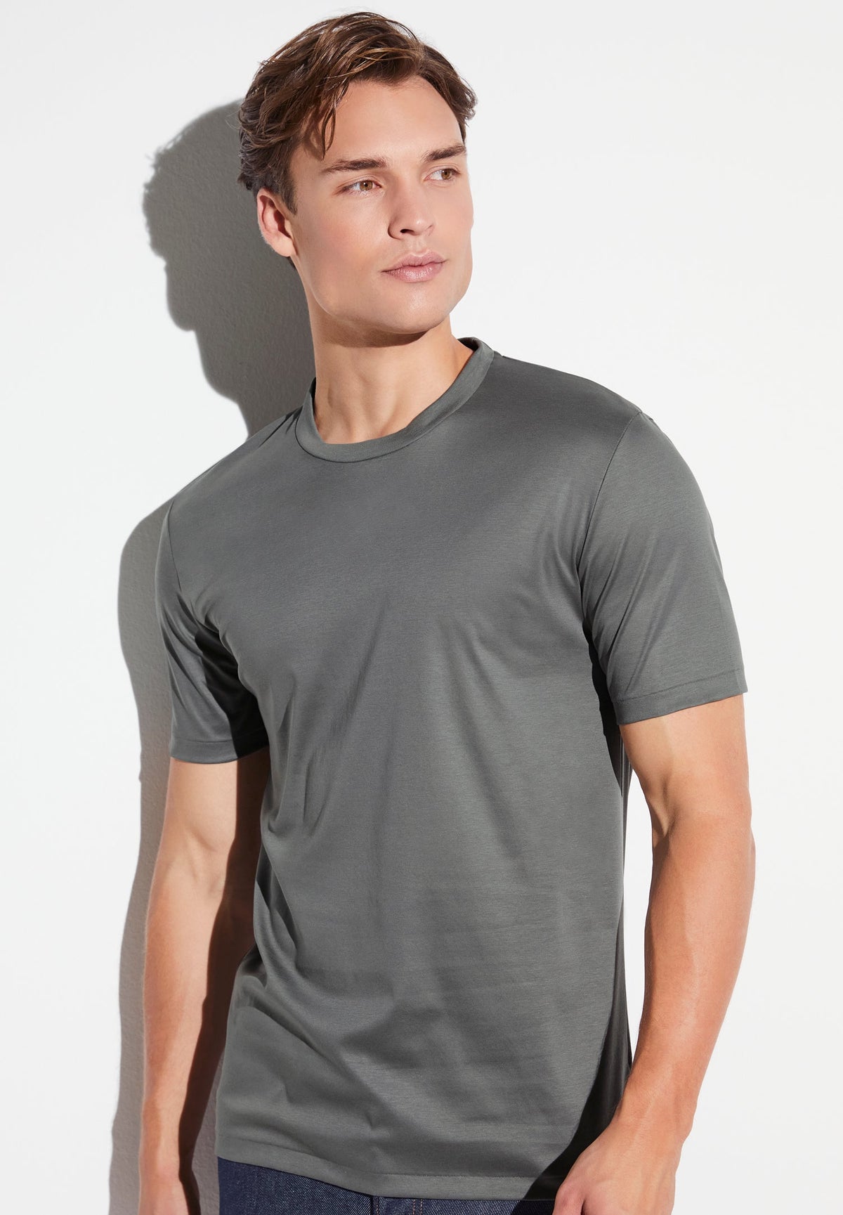 Sea Island | T-Shirt kurzarm - dark sage