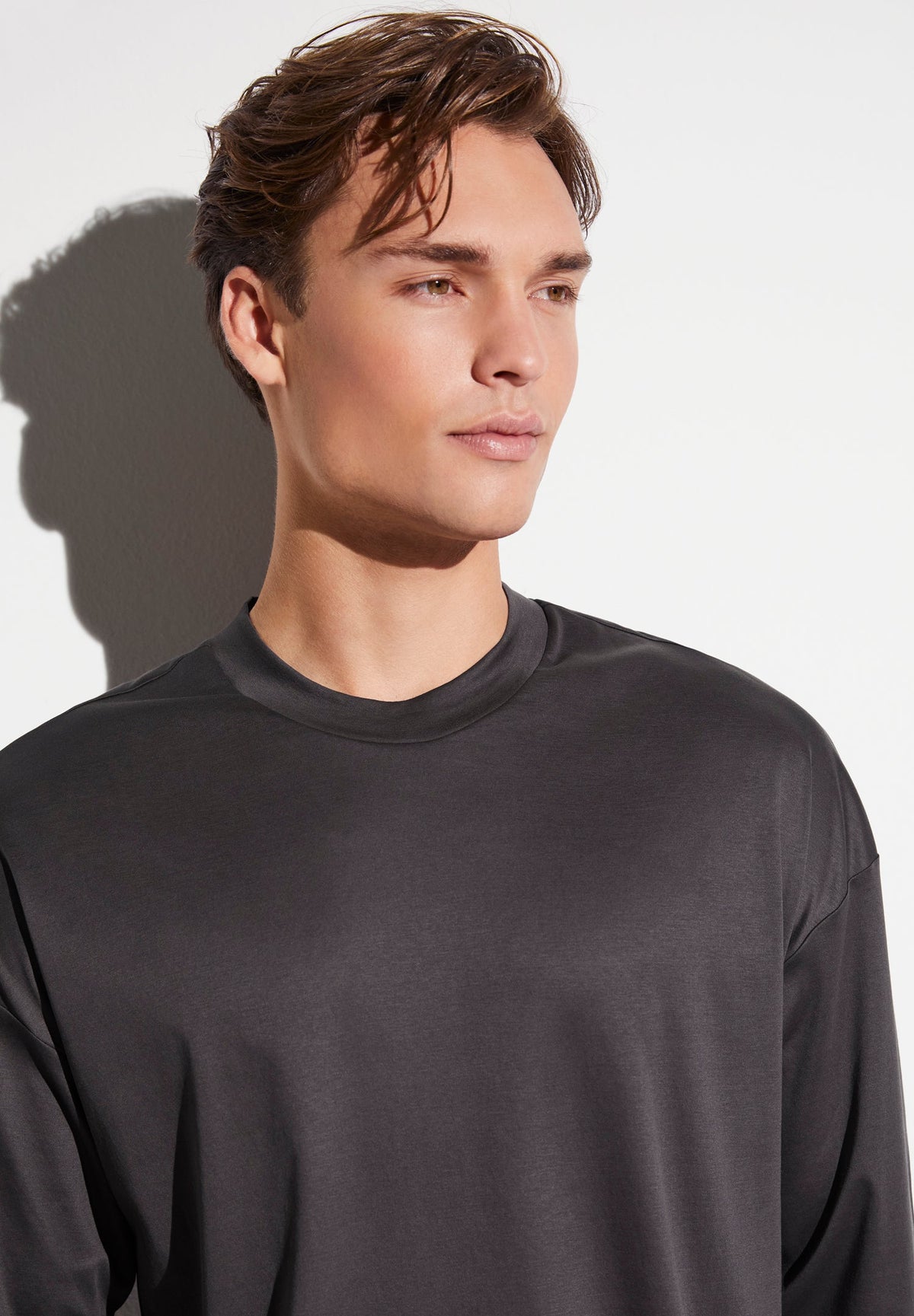 Sea Island | T-Shirt Long Sleeve - chocolate