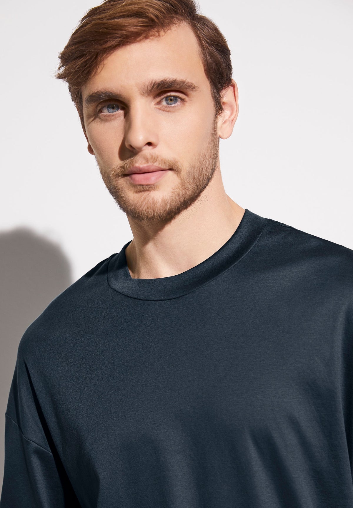 Sea Island | T-Shirt langarm - midnight navy