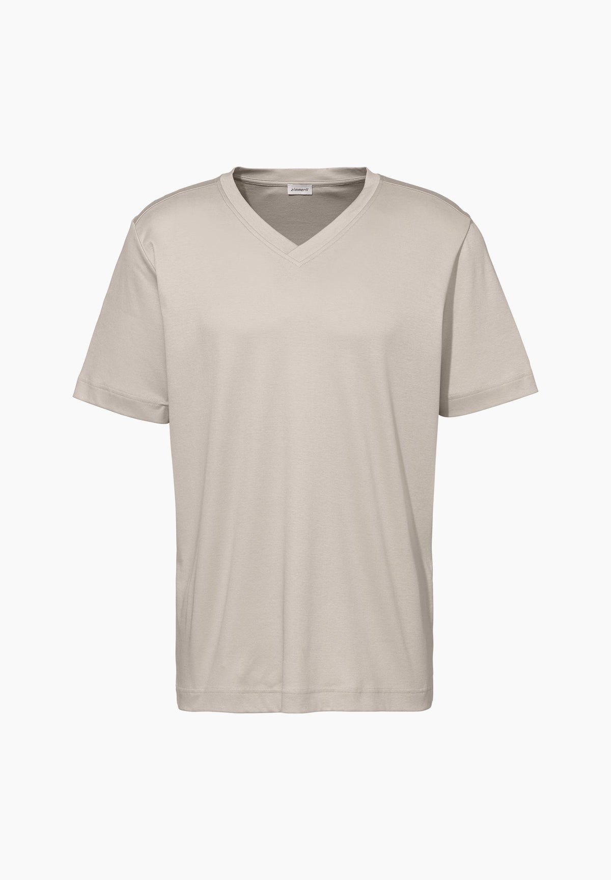 Supreme Green Cotton | T-Shirt Short Sleeve V-Neck - sand dust