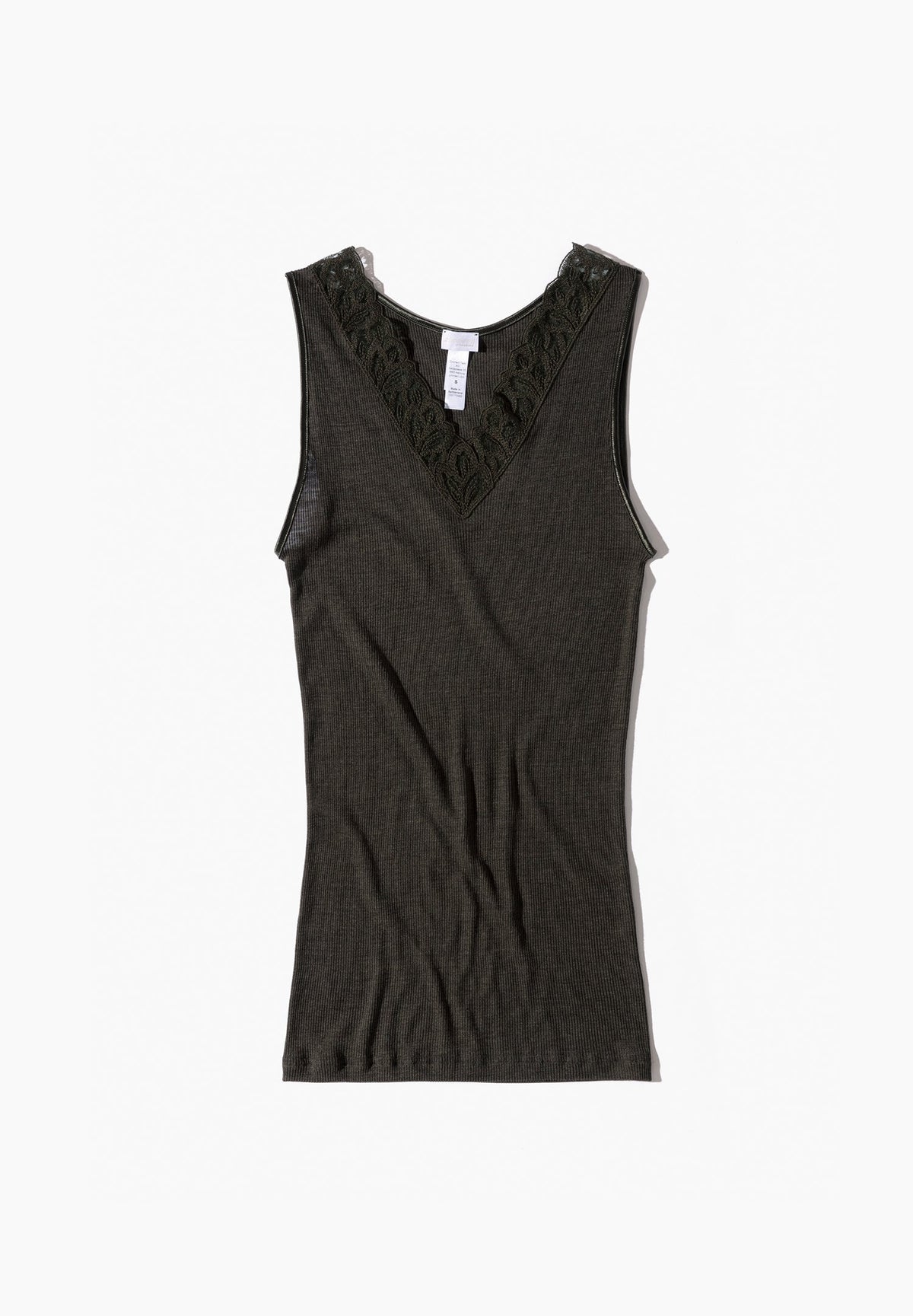 Wool &amp; Silk | Top - black olive