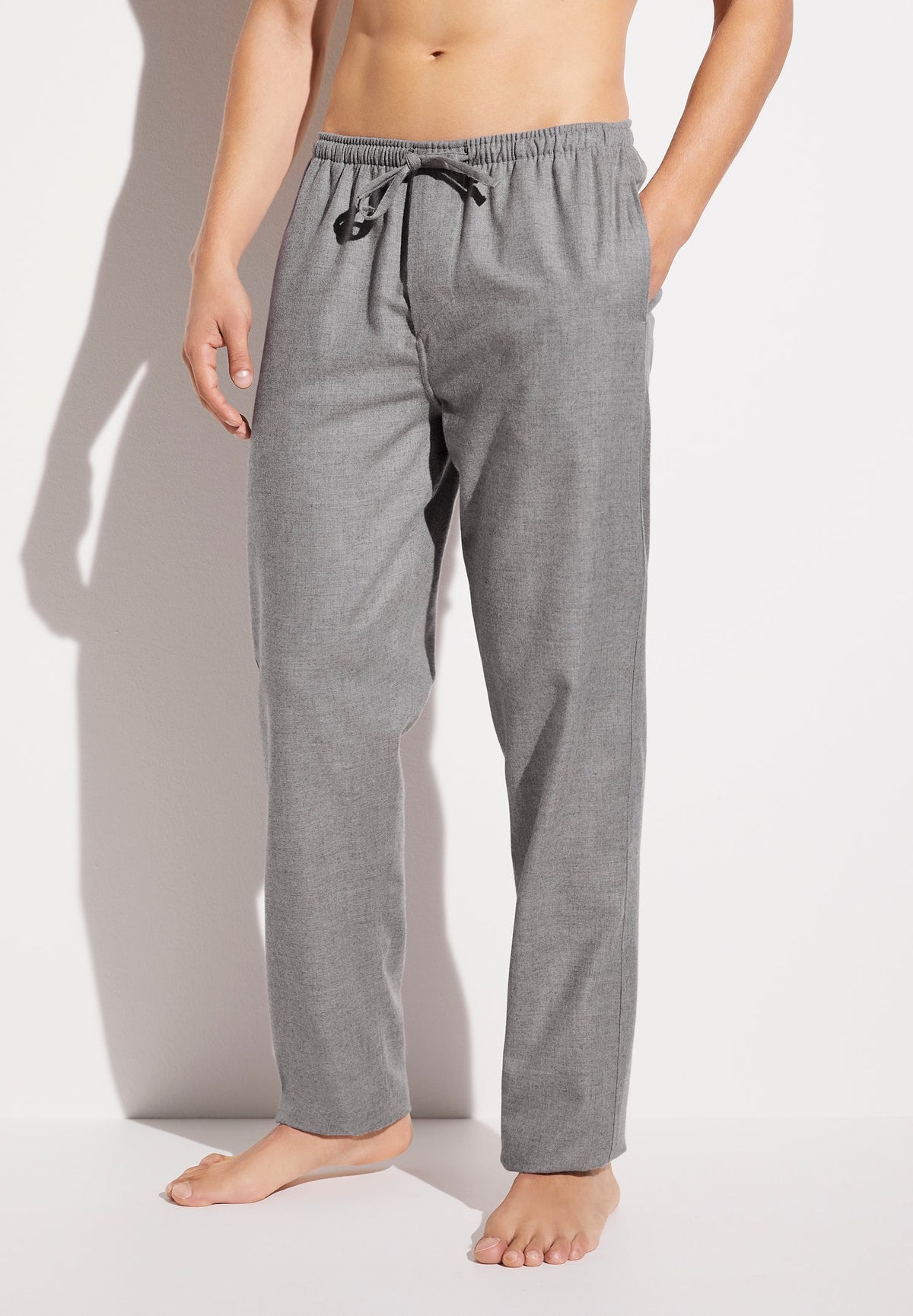 Cozy Flannel | Pants Long - grey