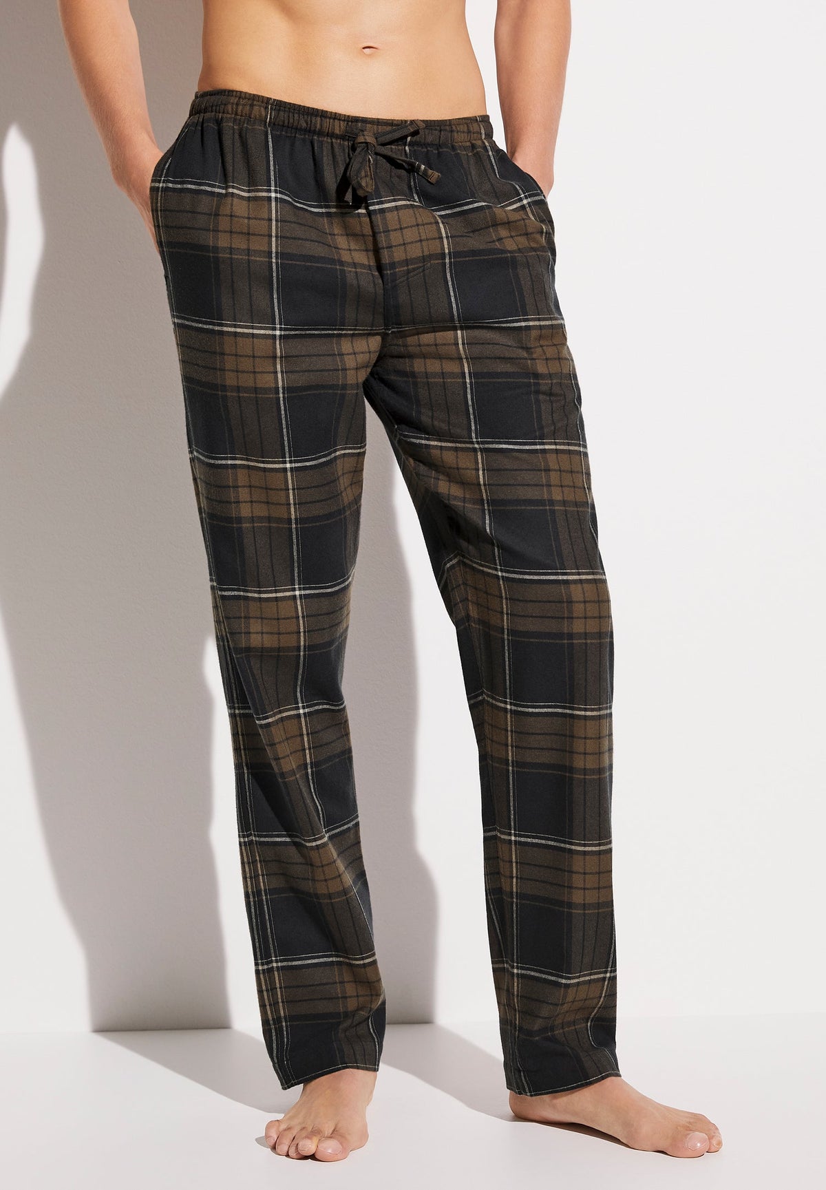 Cozy Flannel | Pantalon - navy check