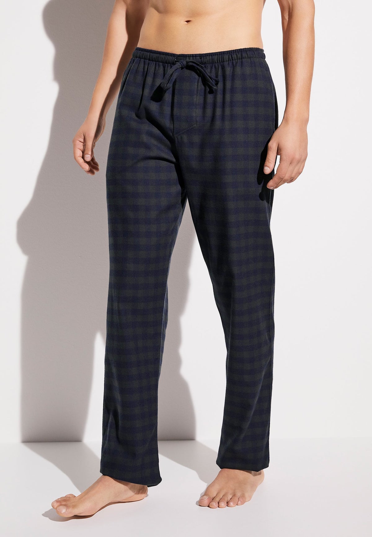 Cozy Flannel | Pantalon - navy check