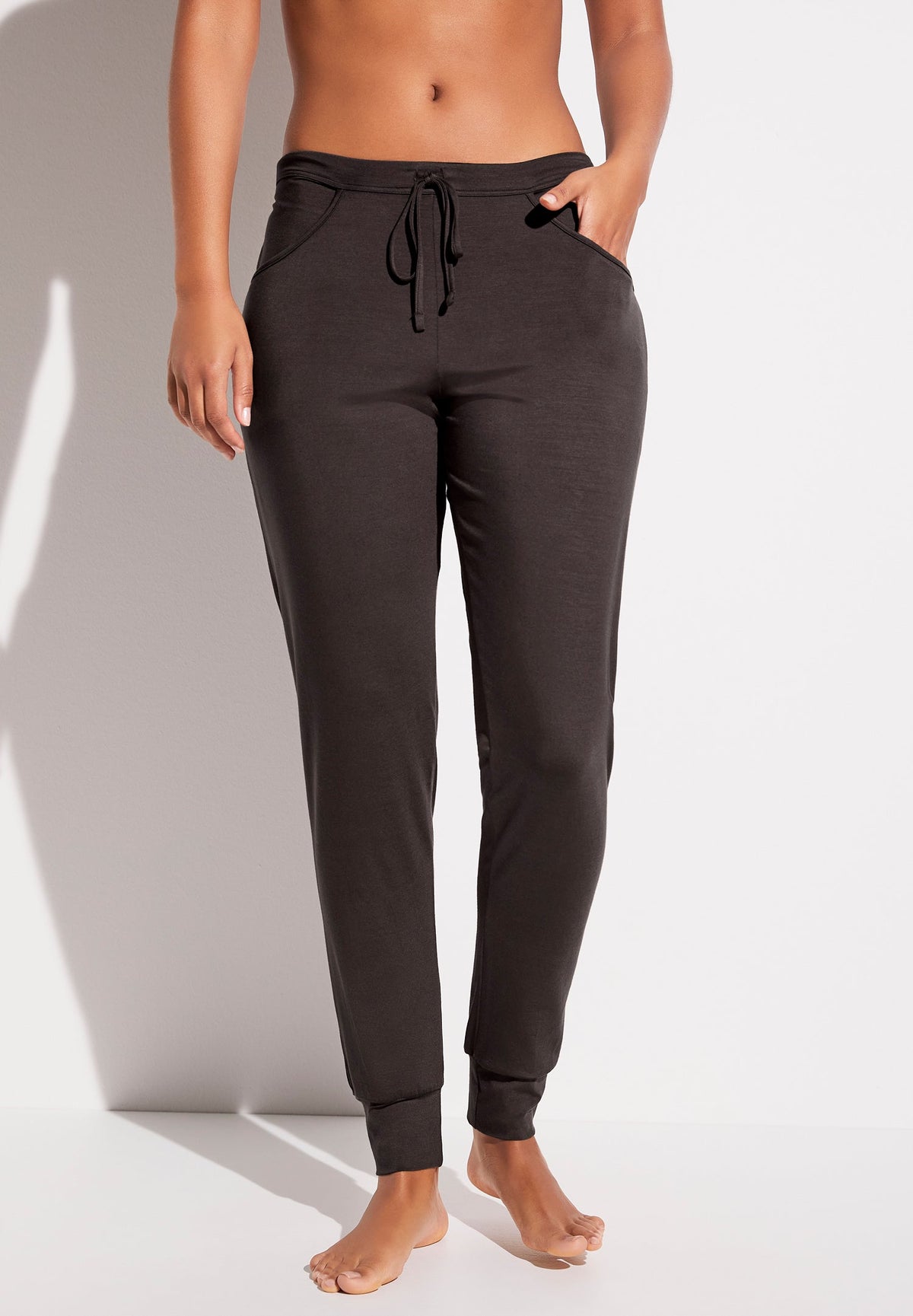 Pureness | Pants Long - chocolate