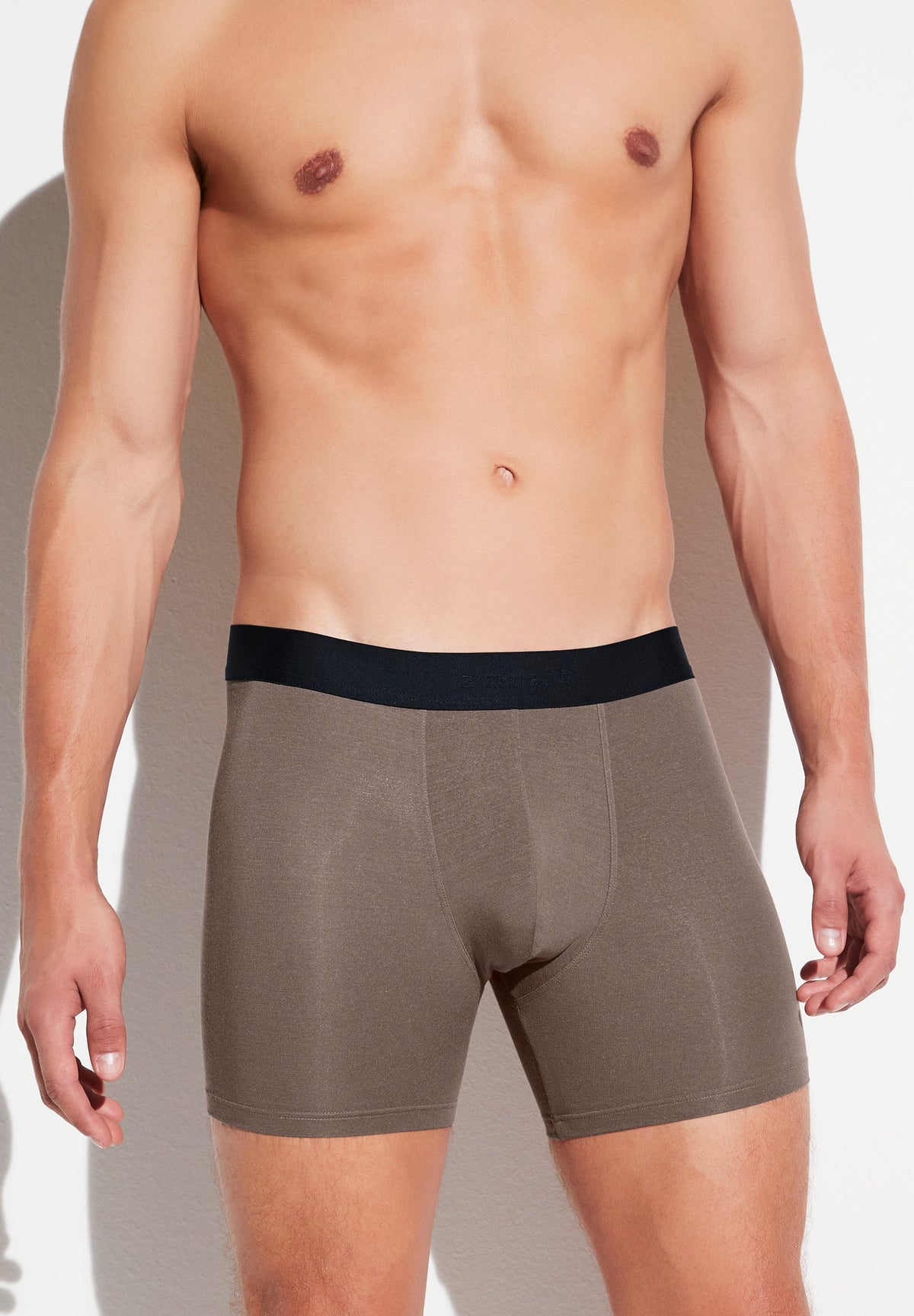 Pureness | Boxer Brief, längeres Bein - walnut