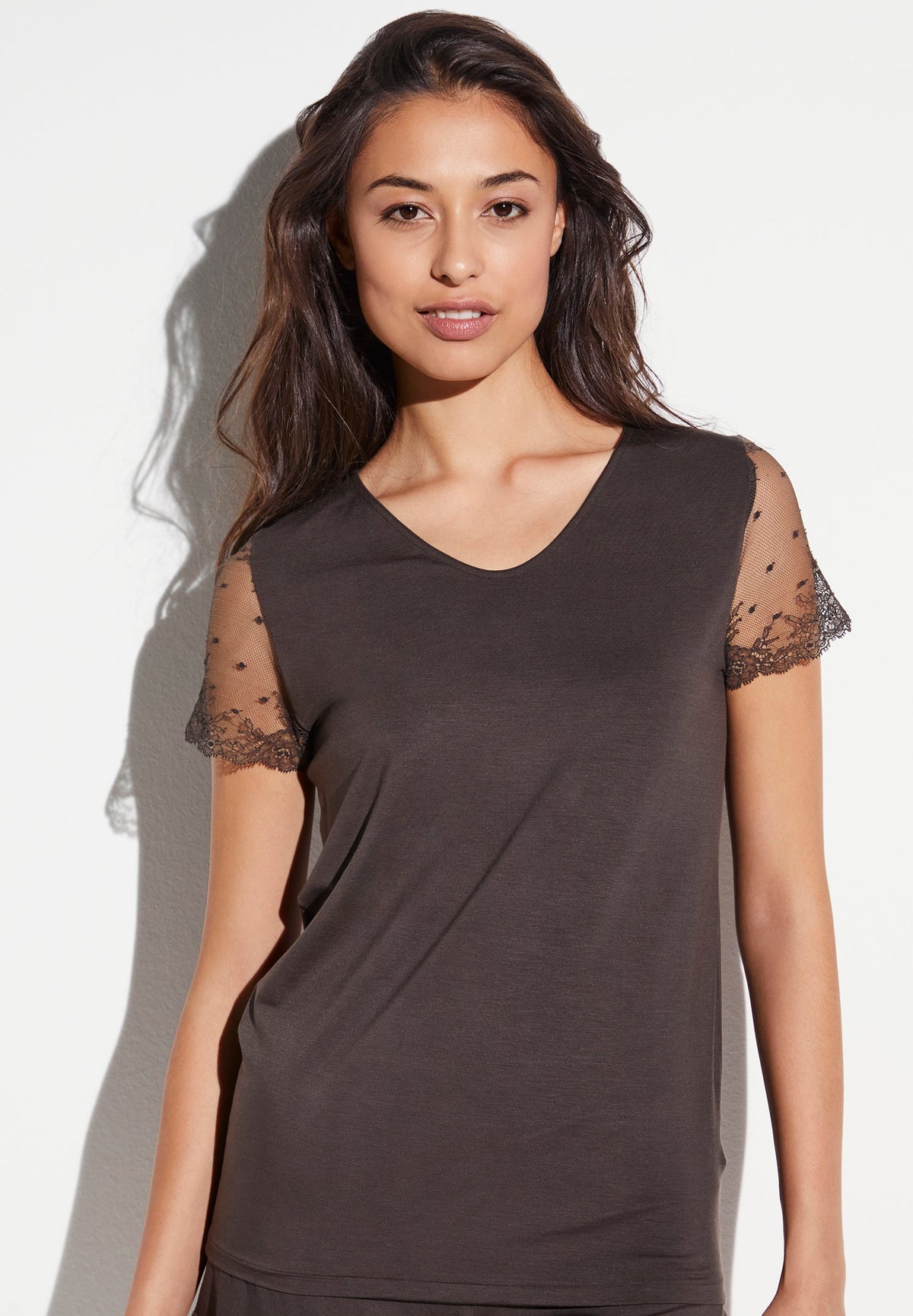 Sensual Fashion | T-Shirt kurzarm - black olive