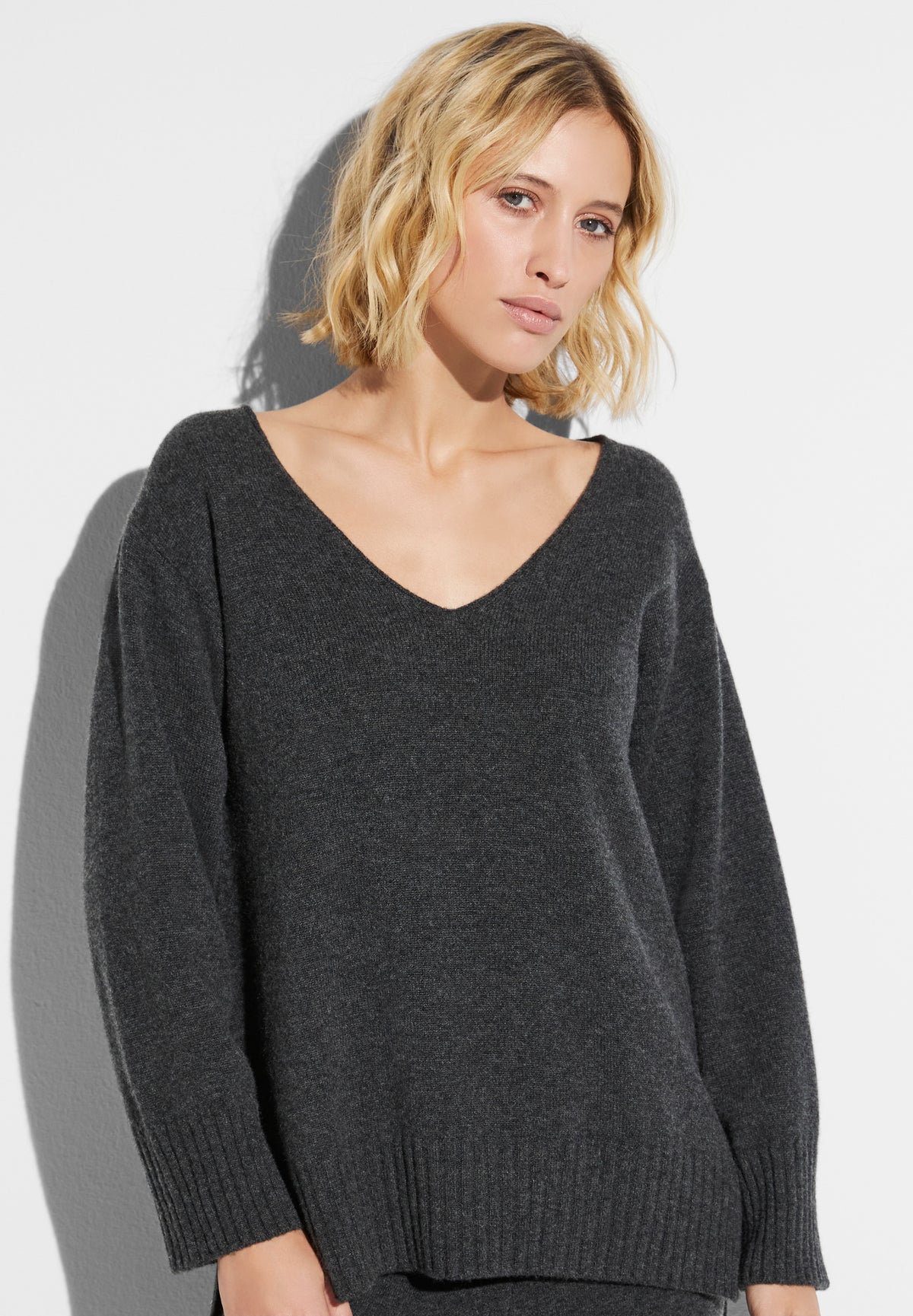 Luxury Cashmere | Pullover - anthrazit