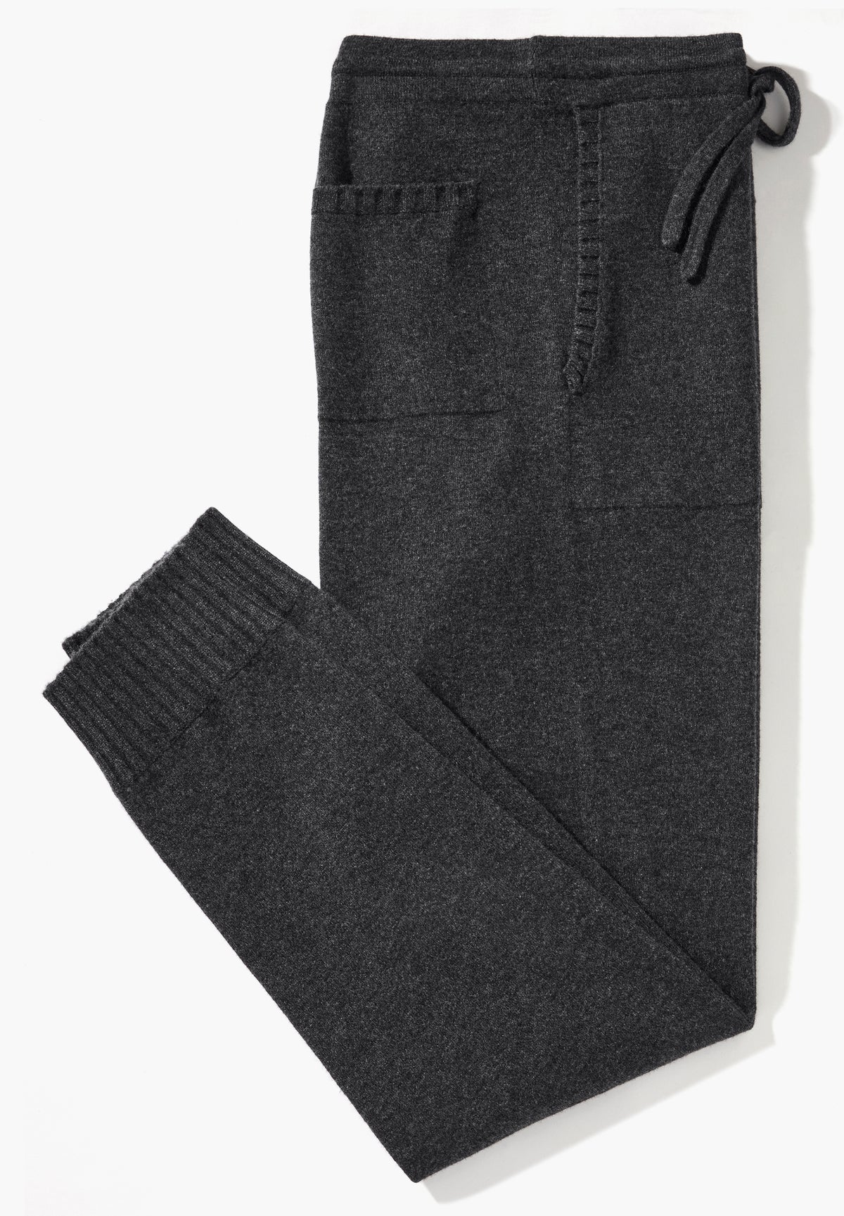 Luxury Cashmere | Hose lang - anthrazit