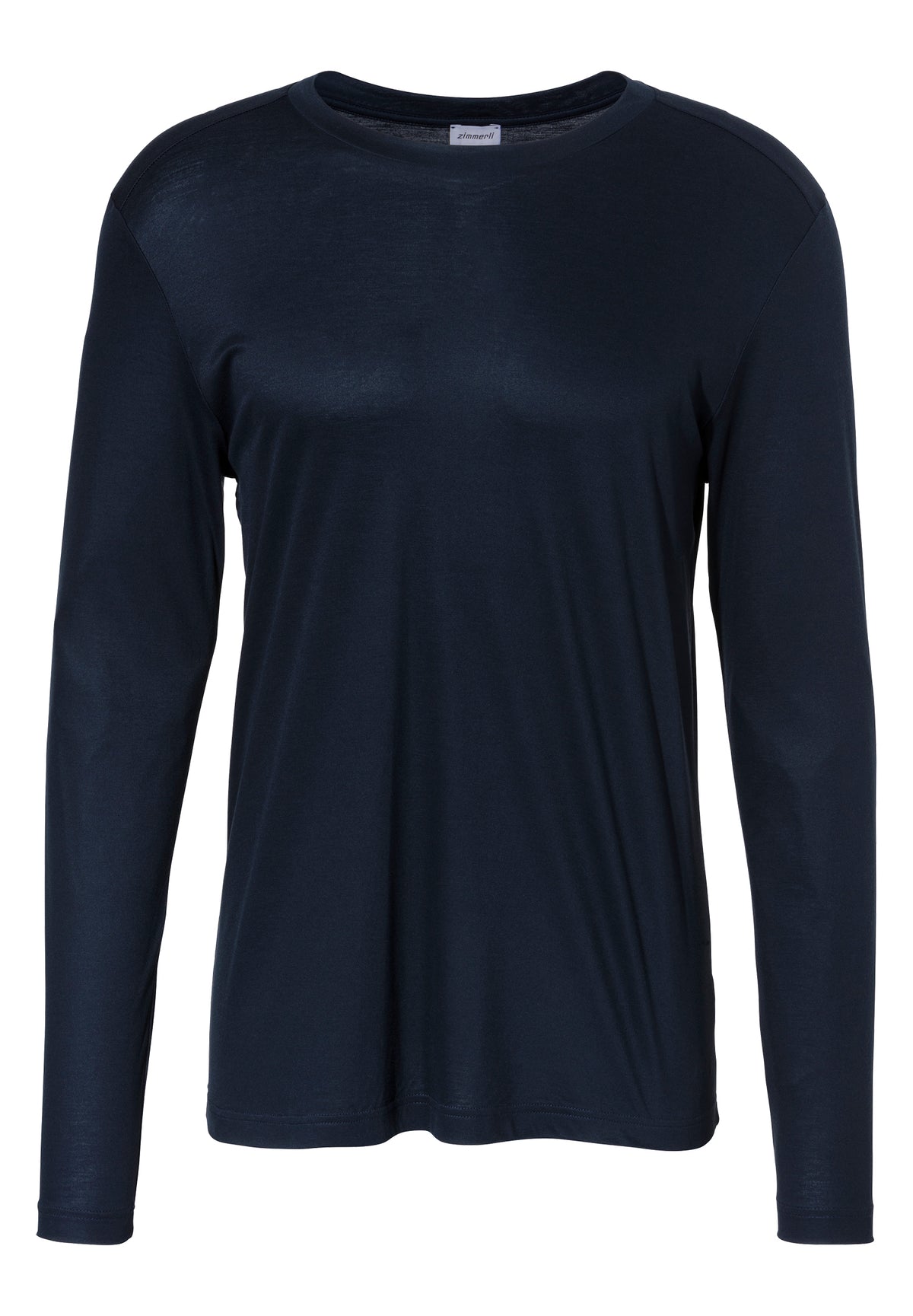 Sustainable Luxury | T-Shirt Long Sleeve - twilight blue