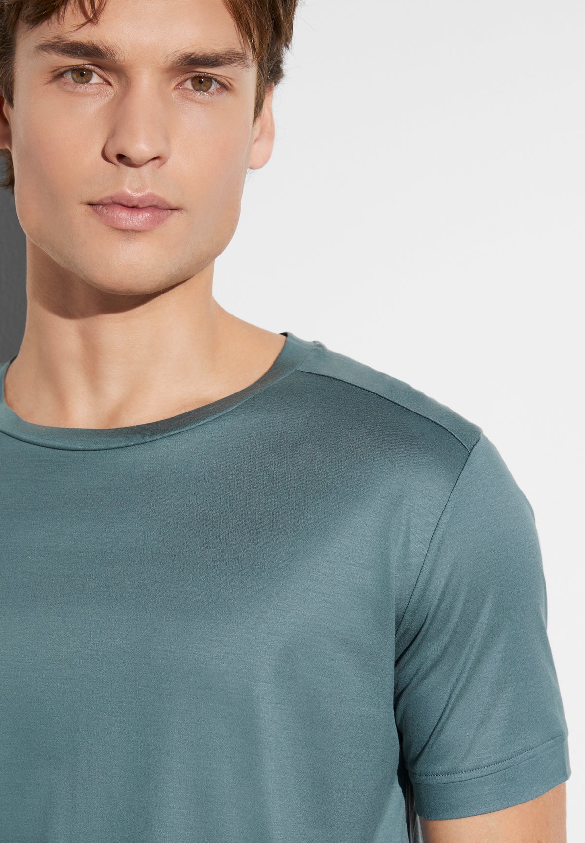 Sustainable Luxury | T-Shirt kurzarm - jade