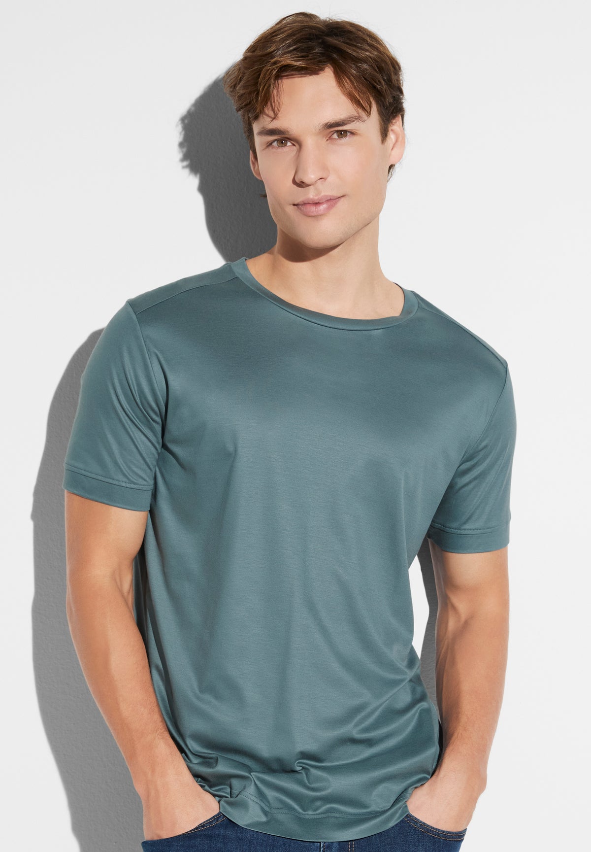 Sustainable Luxury | T-Shirt Short Sleeve - jade