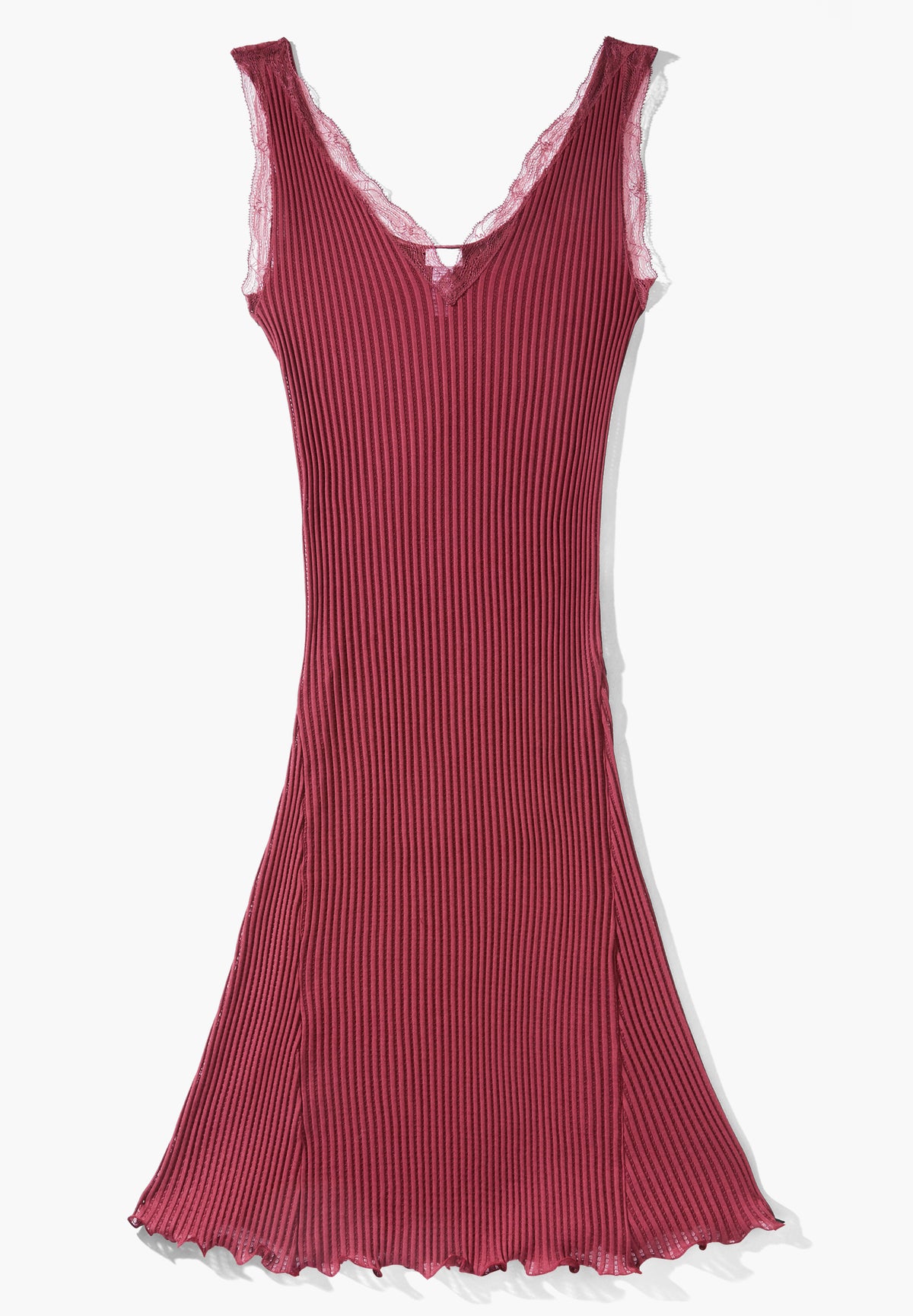 Maude Privé | Chemise de nuit sans manches - cranberry