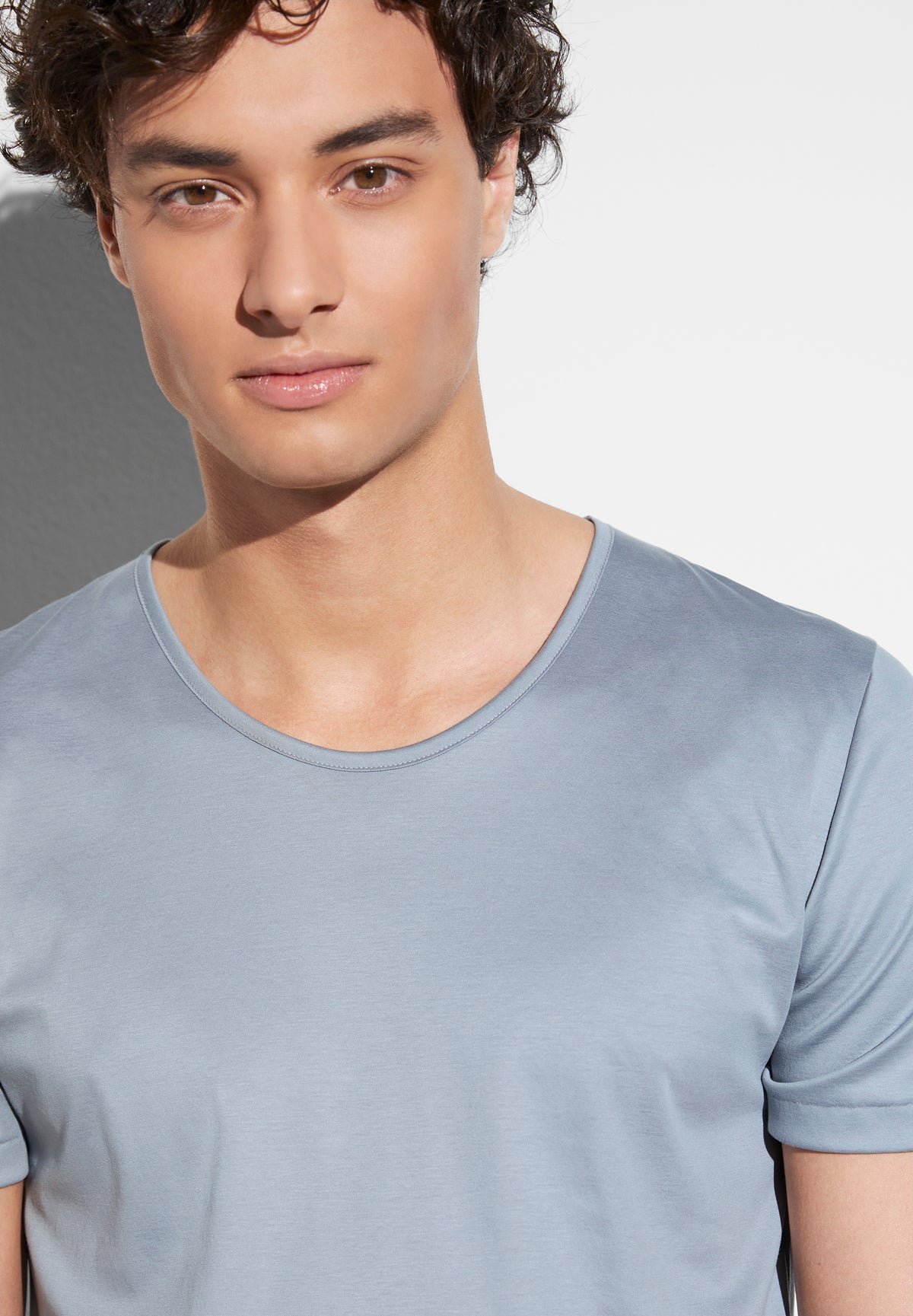 Sea Island | T-Shirt Short Sleeve - smoky blue