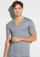 Sea Island | T-Shirt Short Sleeve - smoky blue