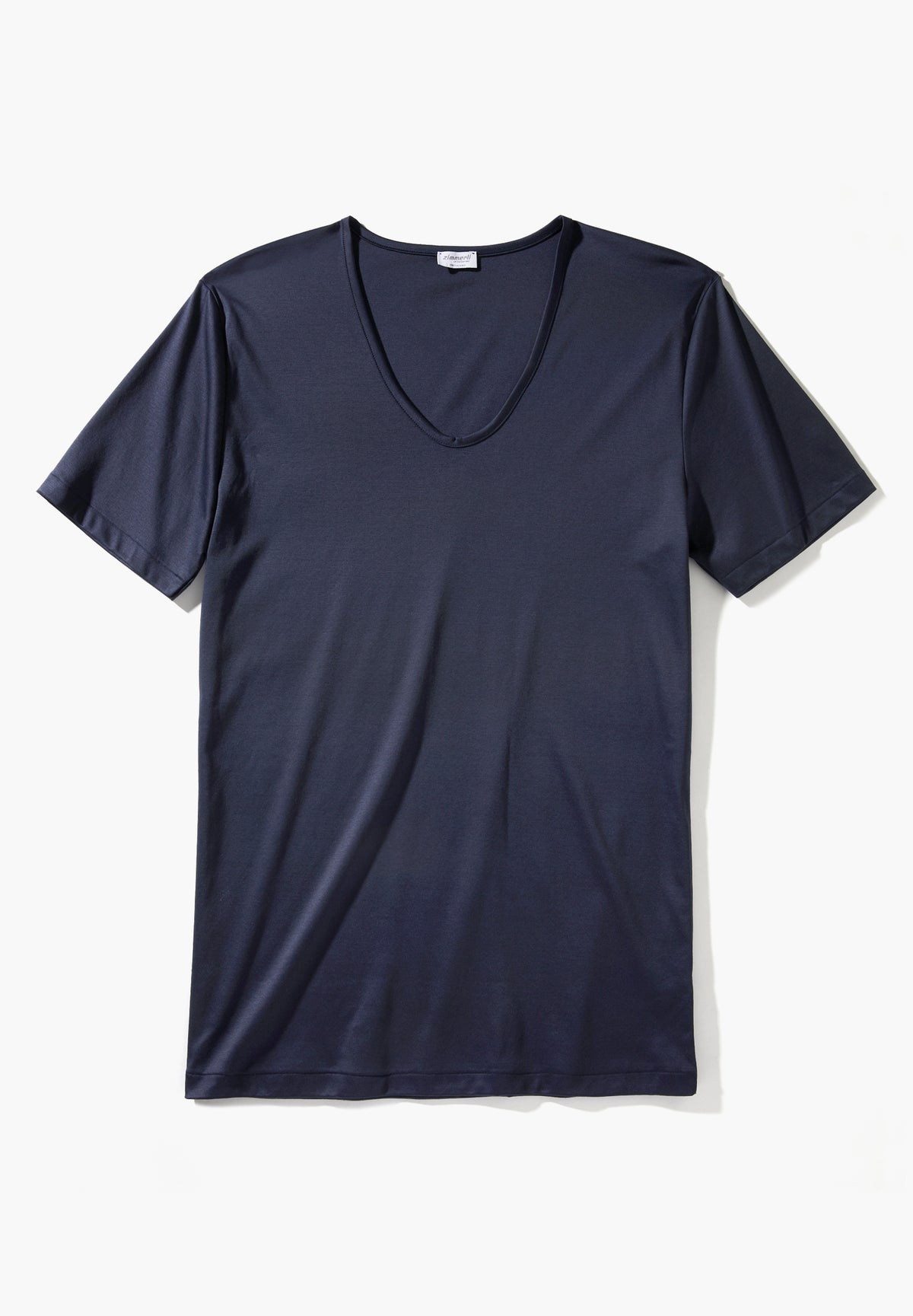 Sea Island | T-Shirt kurzarm V-Ausschnitt - navy