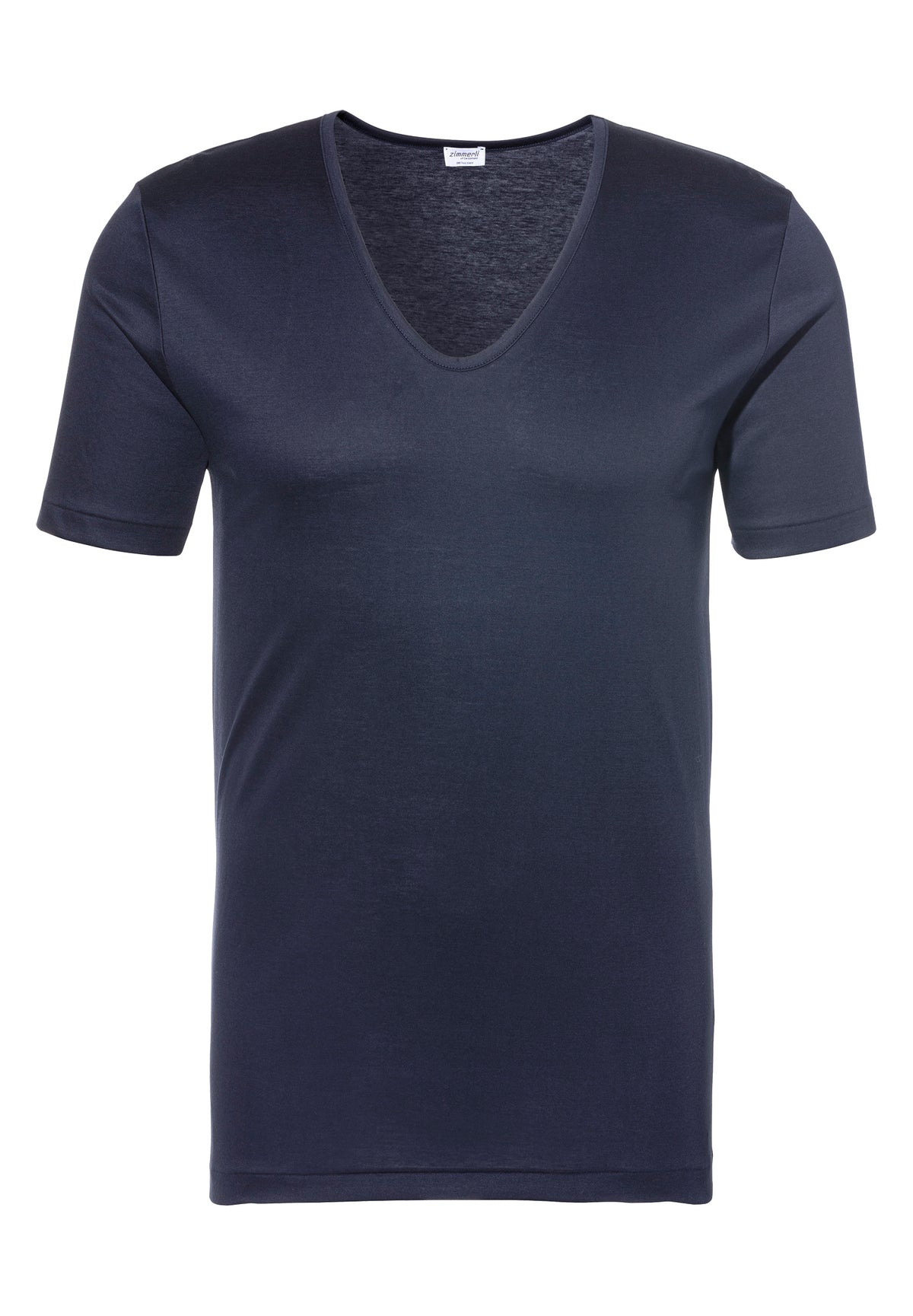 Sea Island | T-Shirt kurzarm V-Ausschnitt - navy