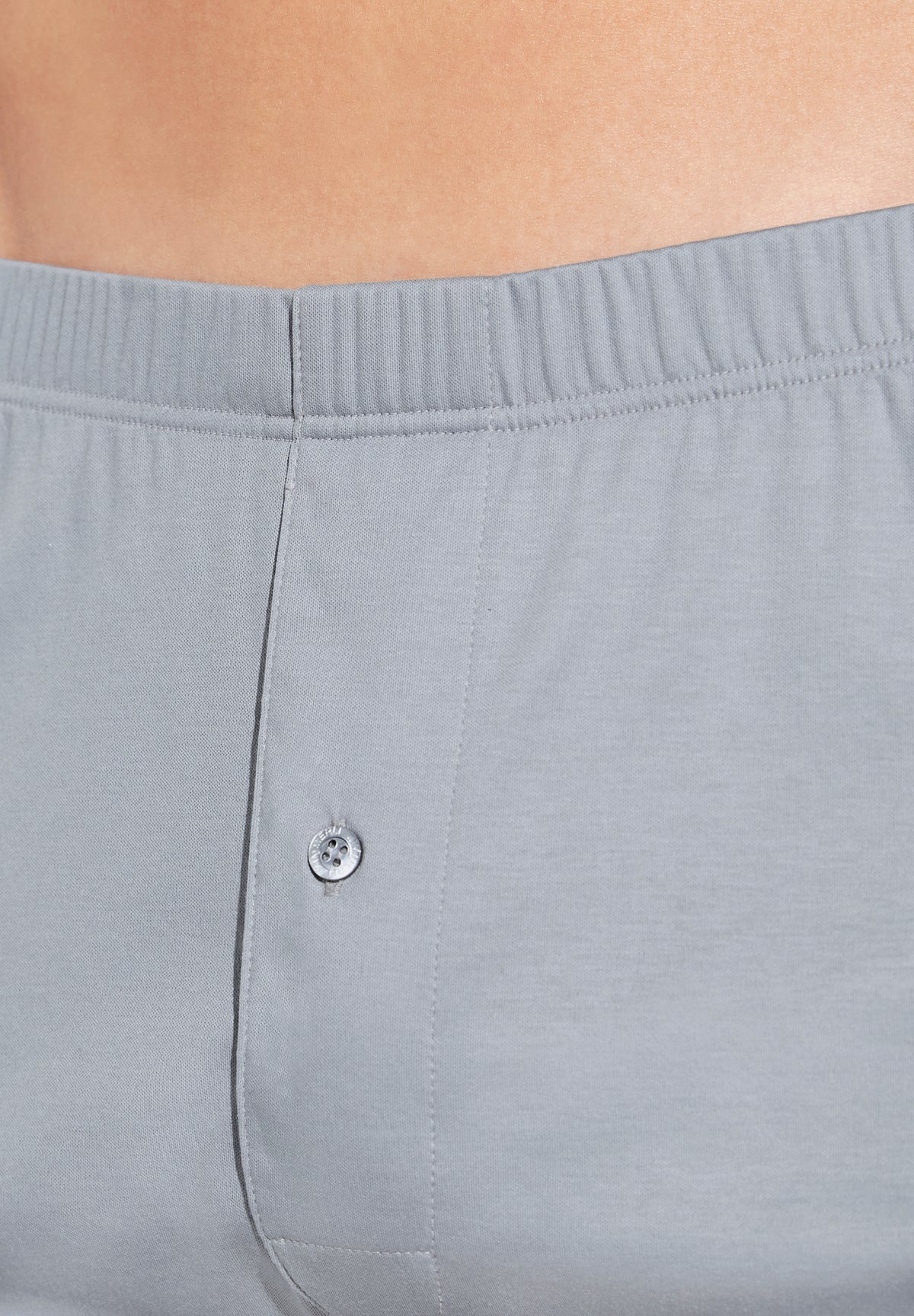 Sea Island | Boxer Shorts, open fly - smoky blue