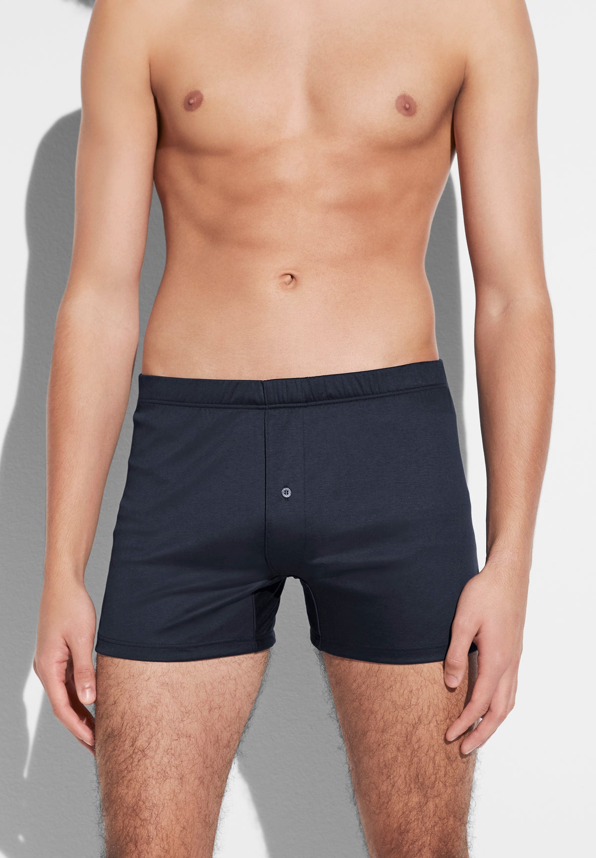 Sea Island | Boxer avec ouverture - navy