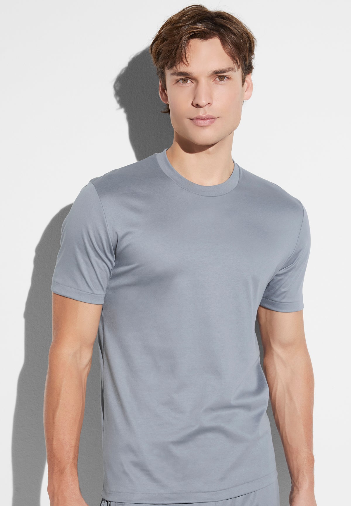 Sea Island | T-Shirt kurzarm - smoky blue